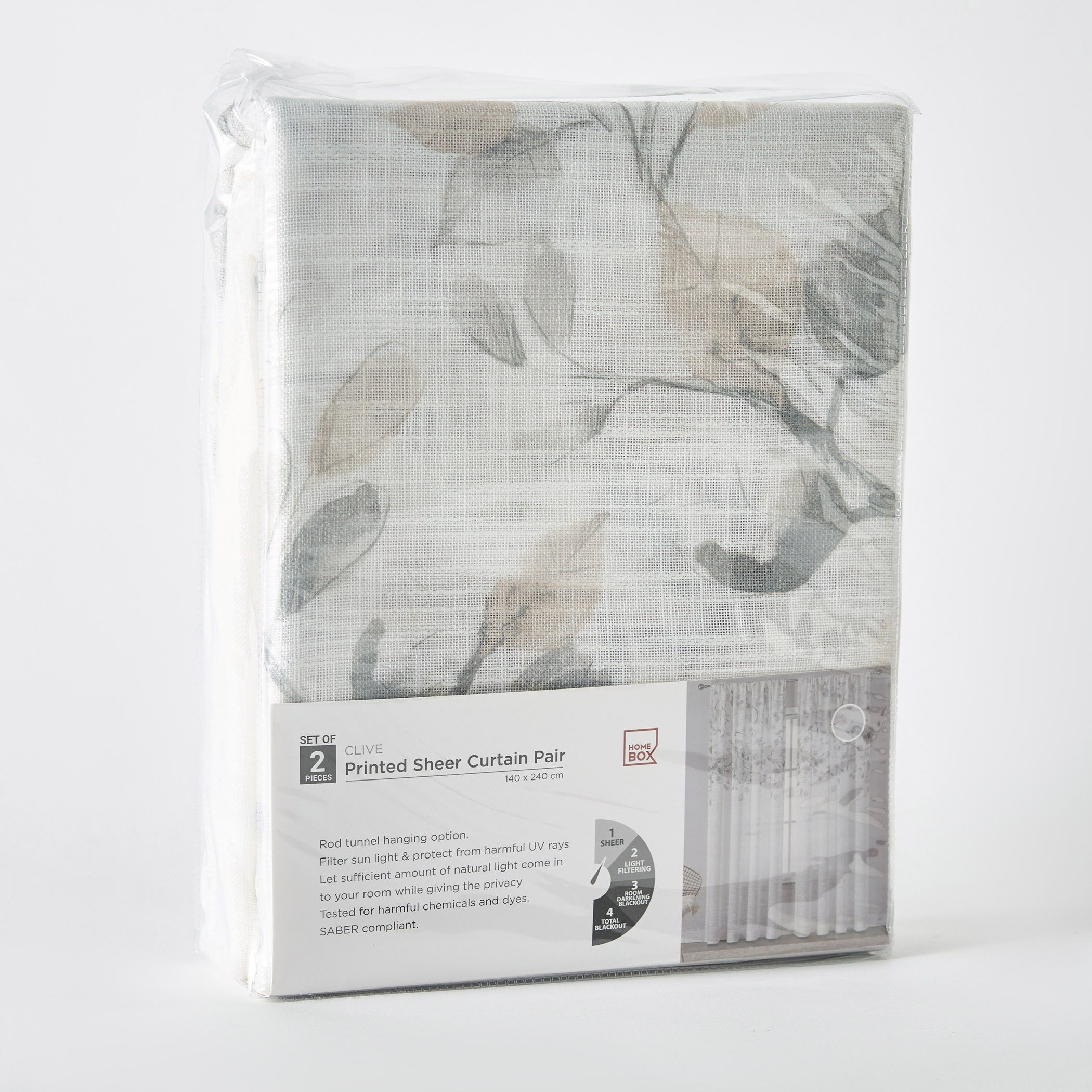 Clive 2-Piece Printed Sheer Rod Pocket Curtain Set - 140x240 cm-hbxhomeware-hbxlivingroom-image-4