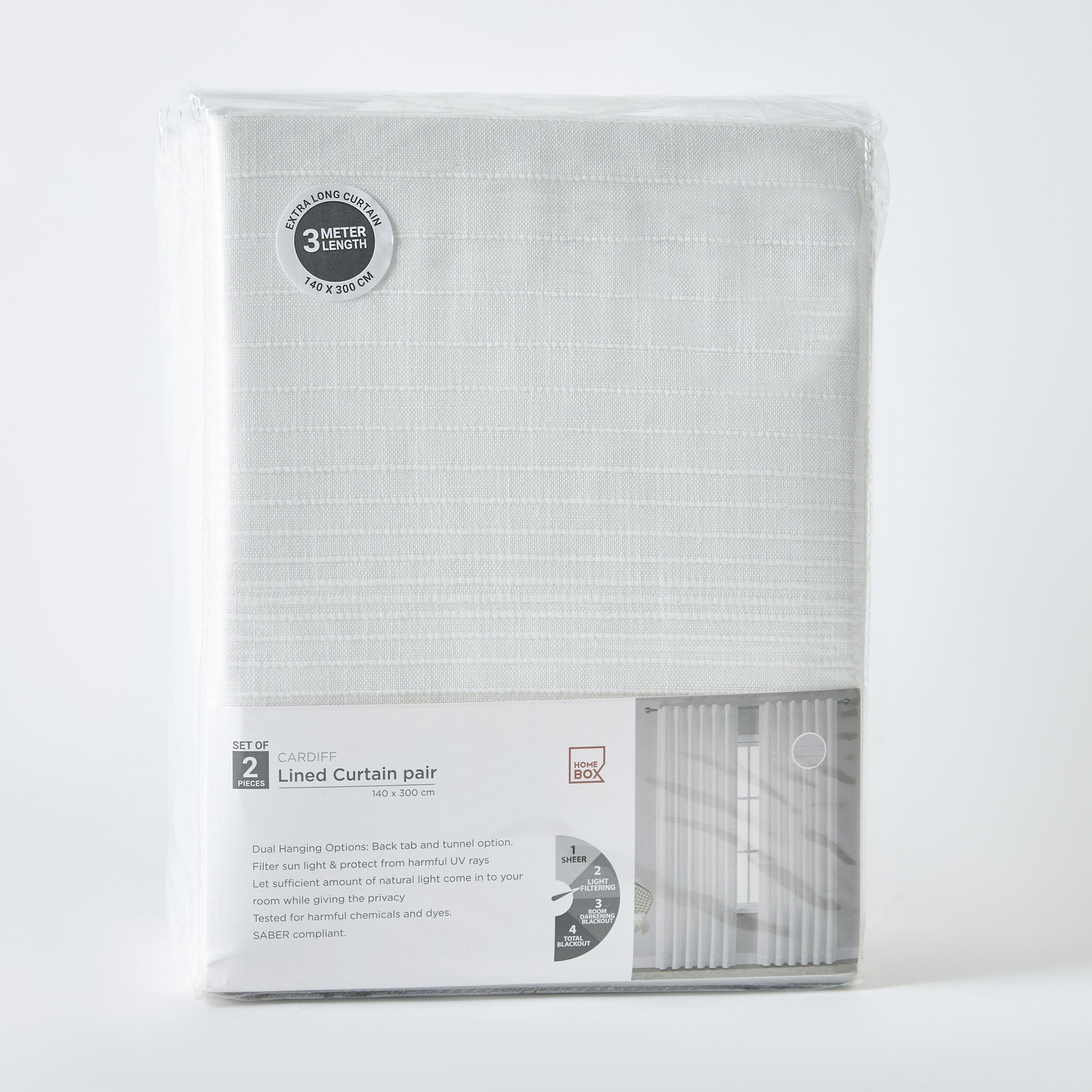 Cardiff 2-Piece Lined Curtain Pair with Back Tab and Rod Pocket - 140x300 cm-hbxhomeware-hbxlivingroom-image-4