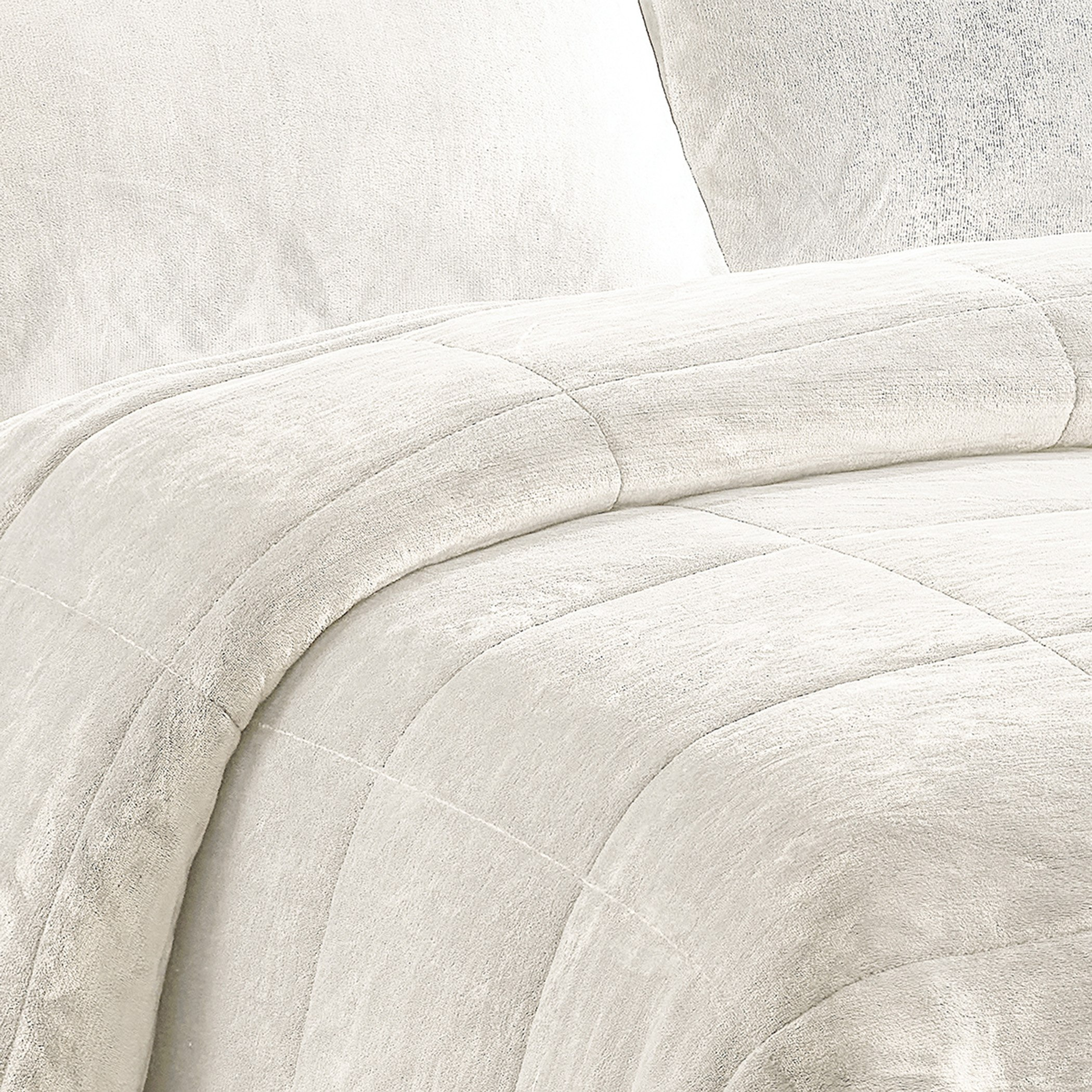 Nariko 3-Piece Solid Flannel King Comforter Set - 220x240 cm-hbxhomeware-hbxbedroom-image-3