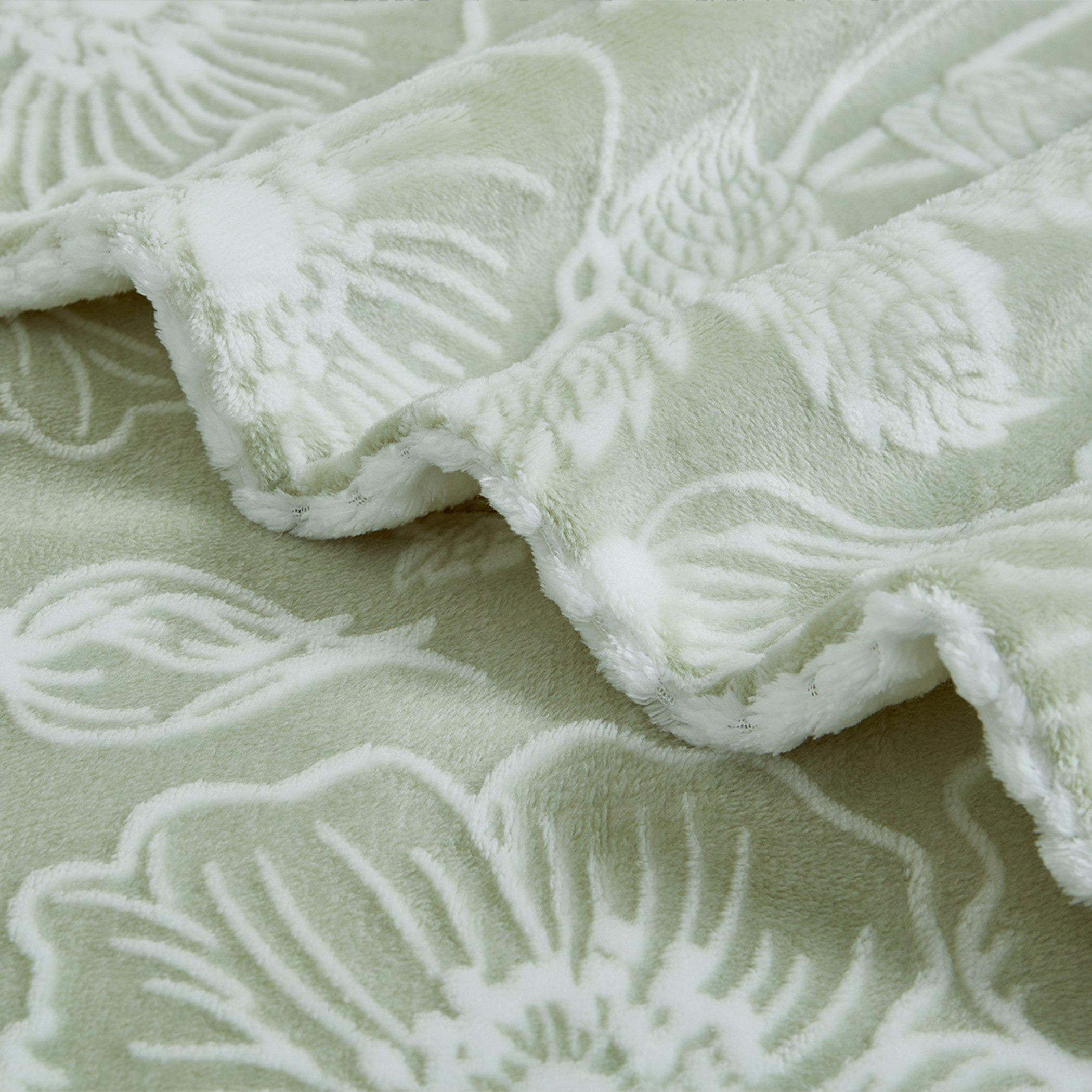 Bern Leaf 2-Piece Micromilk Velvet with Flannel Twin Comforter Set - 150x220 cm-hbxhomeware-hbxbedroom-image-4