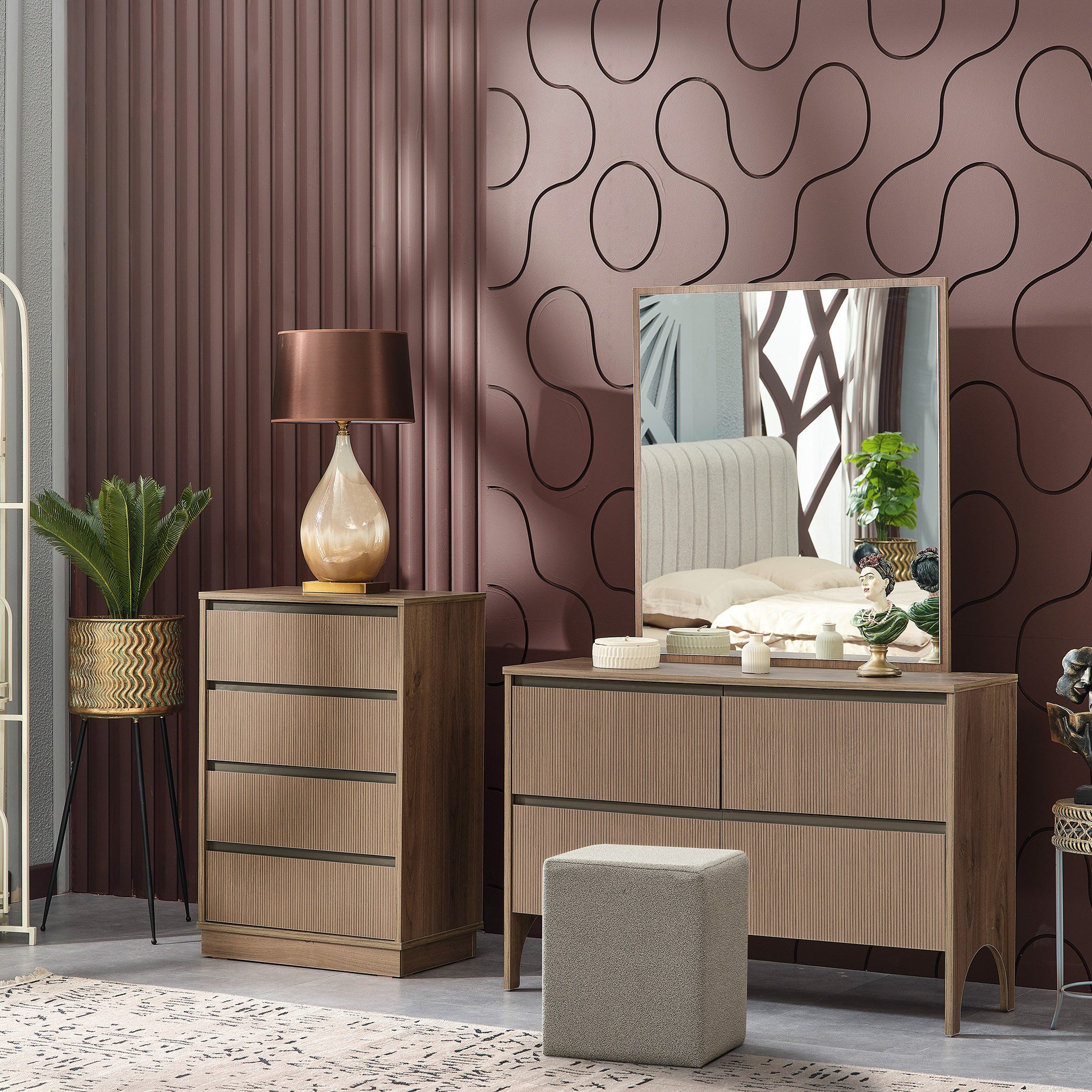 Genova 6-Piece King Bedroom Set - 180x200 cm-hbxbedroom-bedsandbedsets-bedroomsets-king-image-16