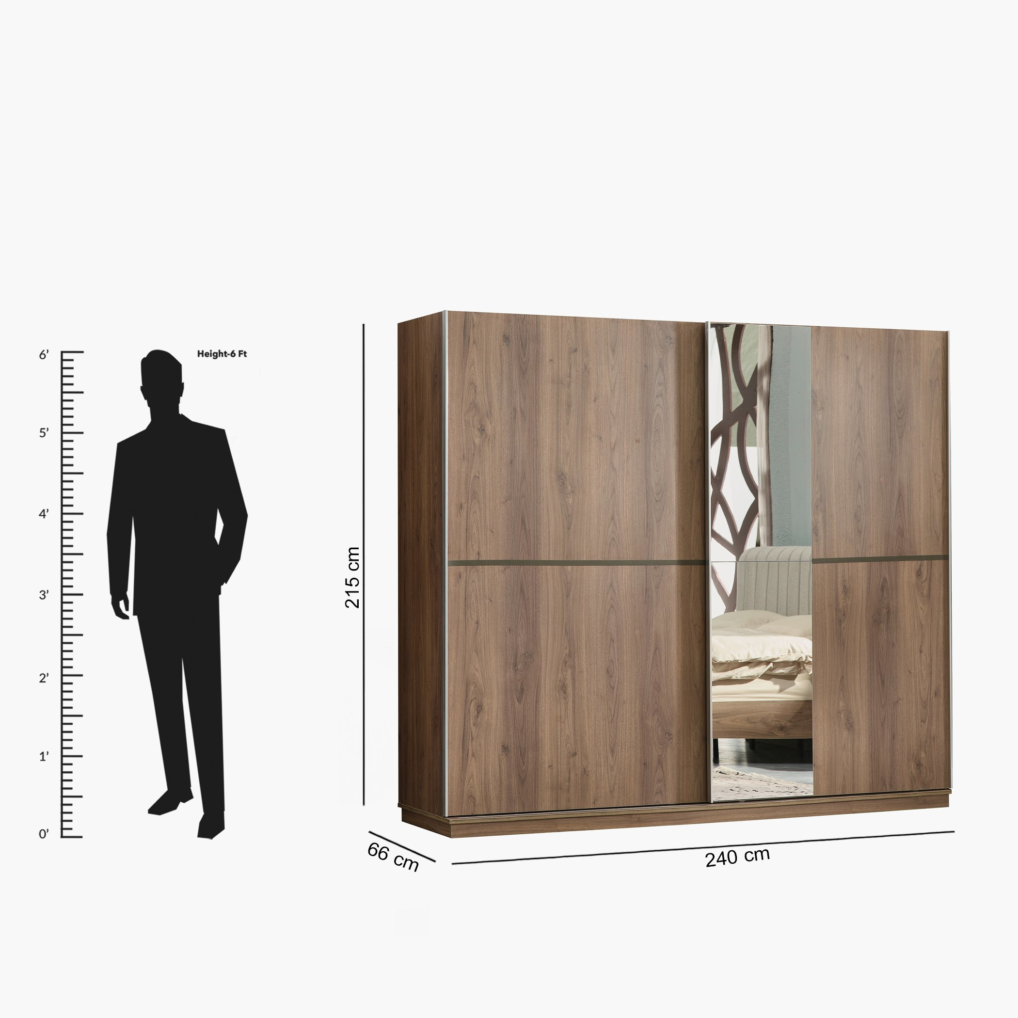 خزانة ملابس بباب انزلاقي و2 درج ومرآة من جينوفا-hbxfurniture-wardrobes-image-10