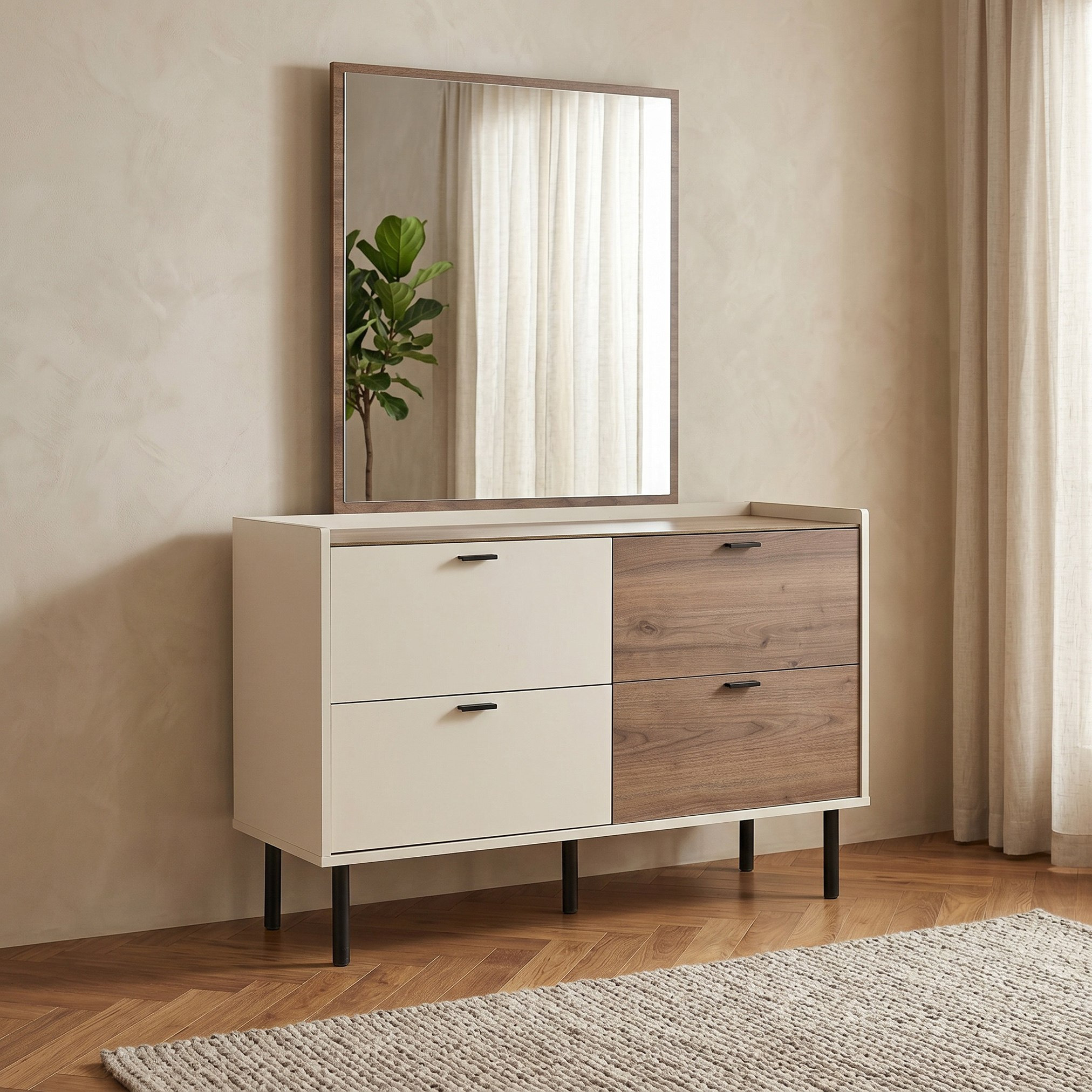 طقم غرفة نوم كينج 6 قطع من لوسيا- 180x200 سم-hbxbedroom-bedsandbedsets-bedroomsets-king-image-9