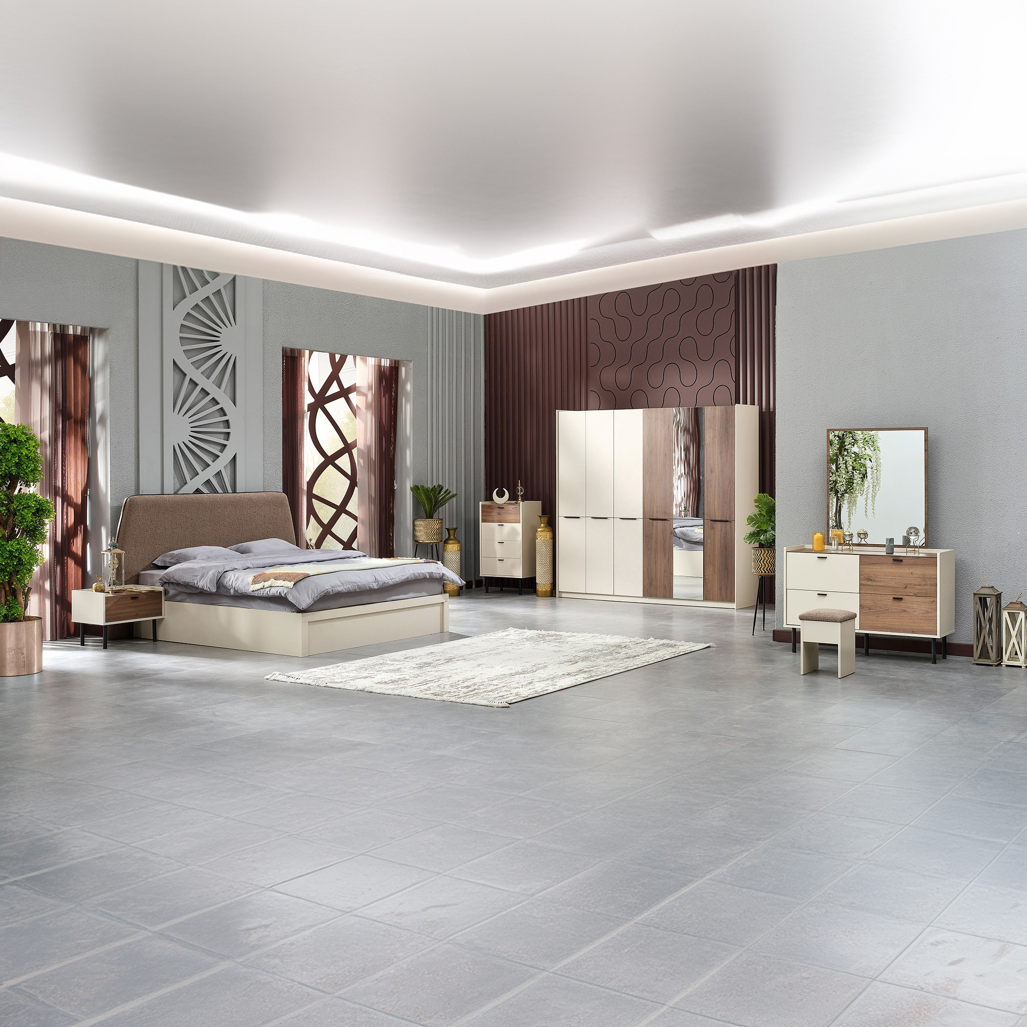خزانة ملابس 6 أبواب بمرآة من لوسيا-hbxfurniture-wardrobes-image-6
