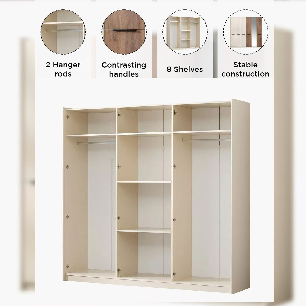 خزانة ملابس 6 أبواب بمرآة من لوسيا-hbxfurniture-wardrobes-image-8