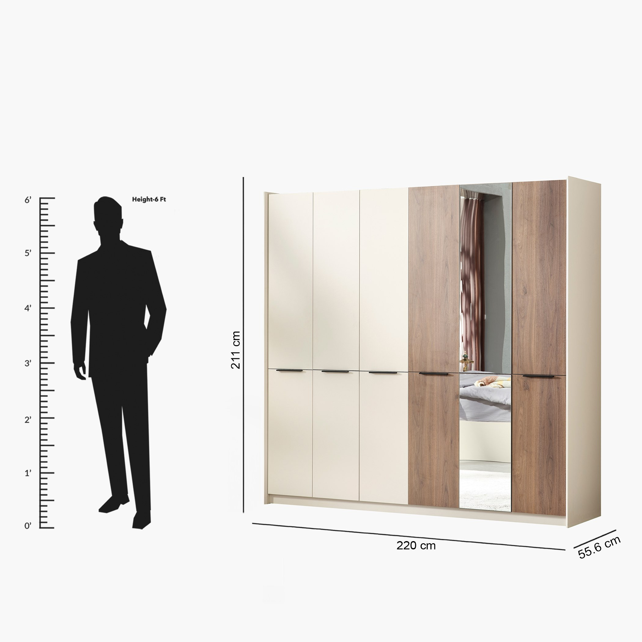 خزانة ملابس 6 أبواب بمرآة من لوسيا-hbxfurniture-wardrobes-image-9