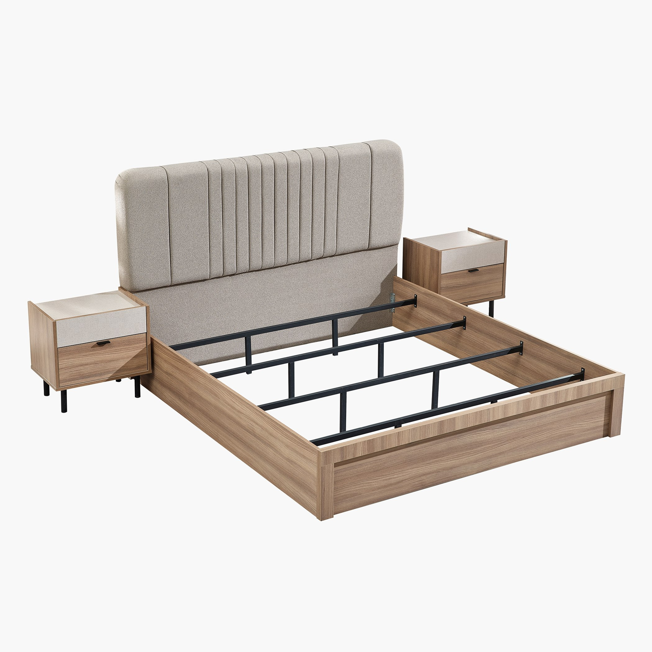 طقم غرفة نوم كينج 6 قطع من سوان- 180x200 سم-hbxbedroom-bedsandbedsets-bedroomsets-king-image-5
