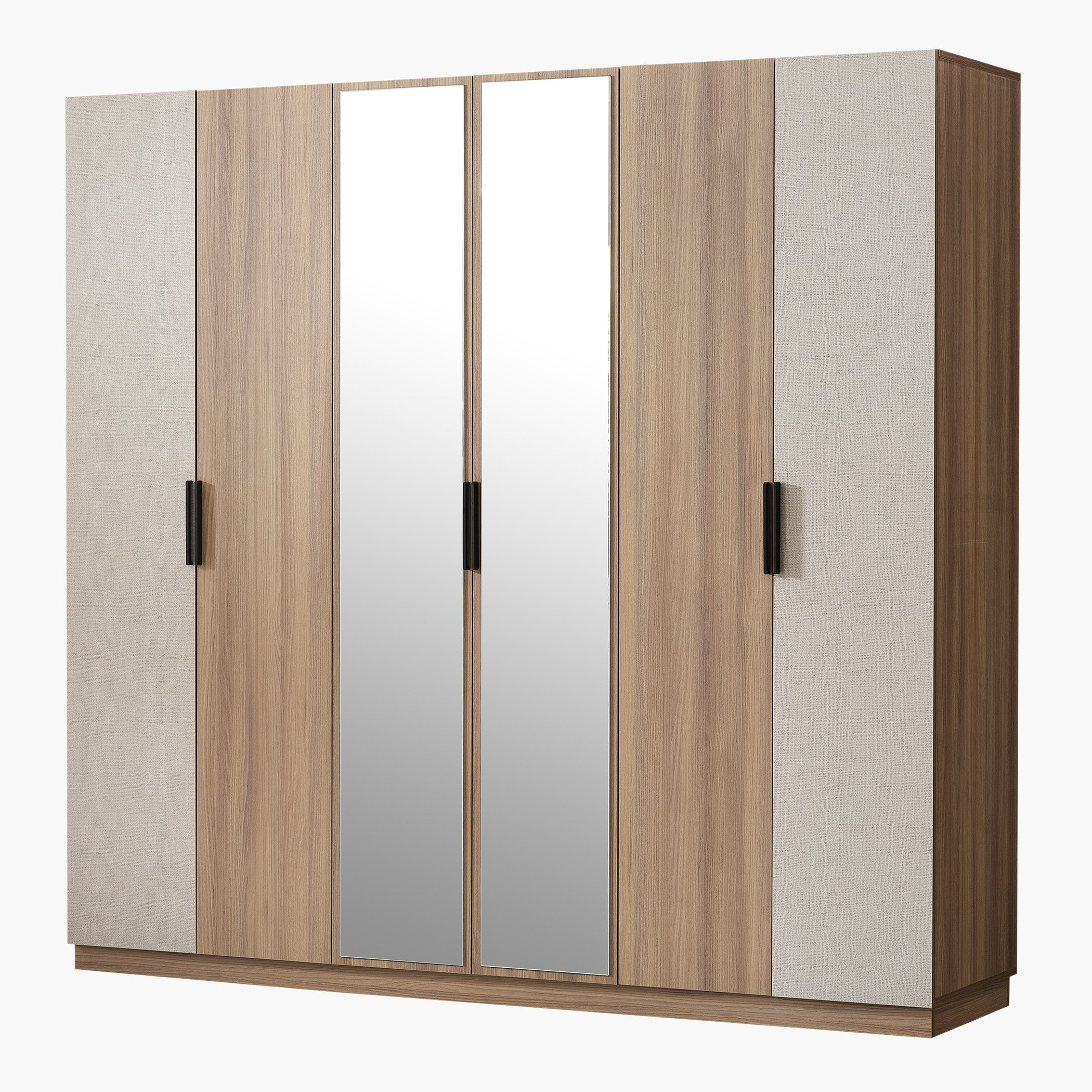 خزانة ملابس 6 أبواب مع 2 مرآة من سوان-hbxfurniture-wardrobes-image-3