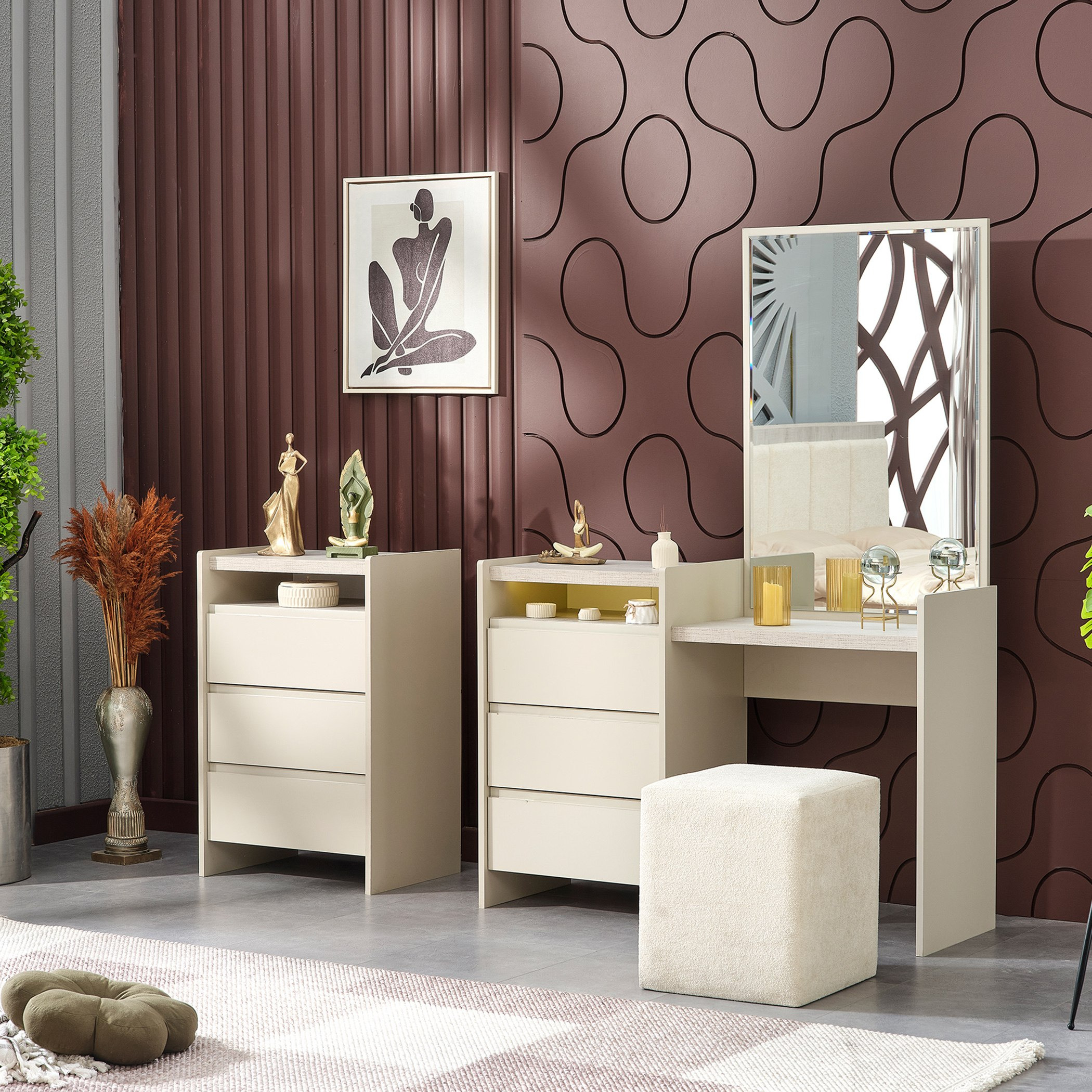 Zeta Chest of 3 Drawers-hbxfurniture-dressersandchests-chestofdrawers-image-7