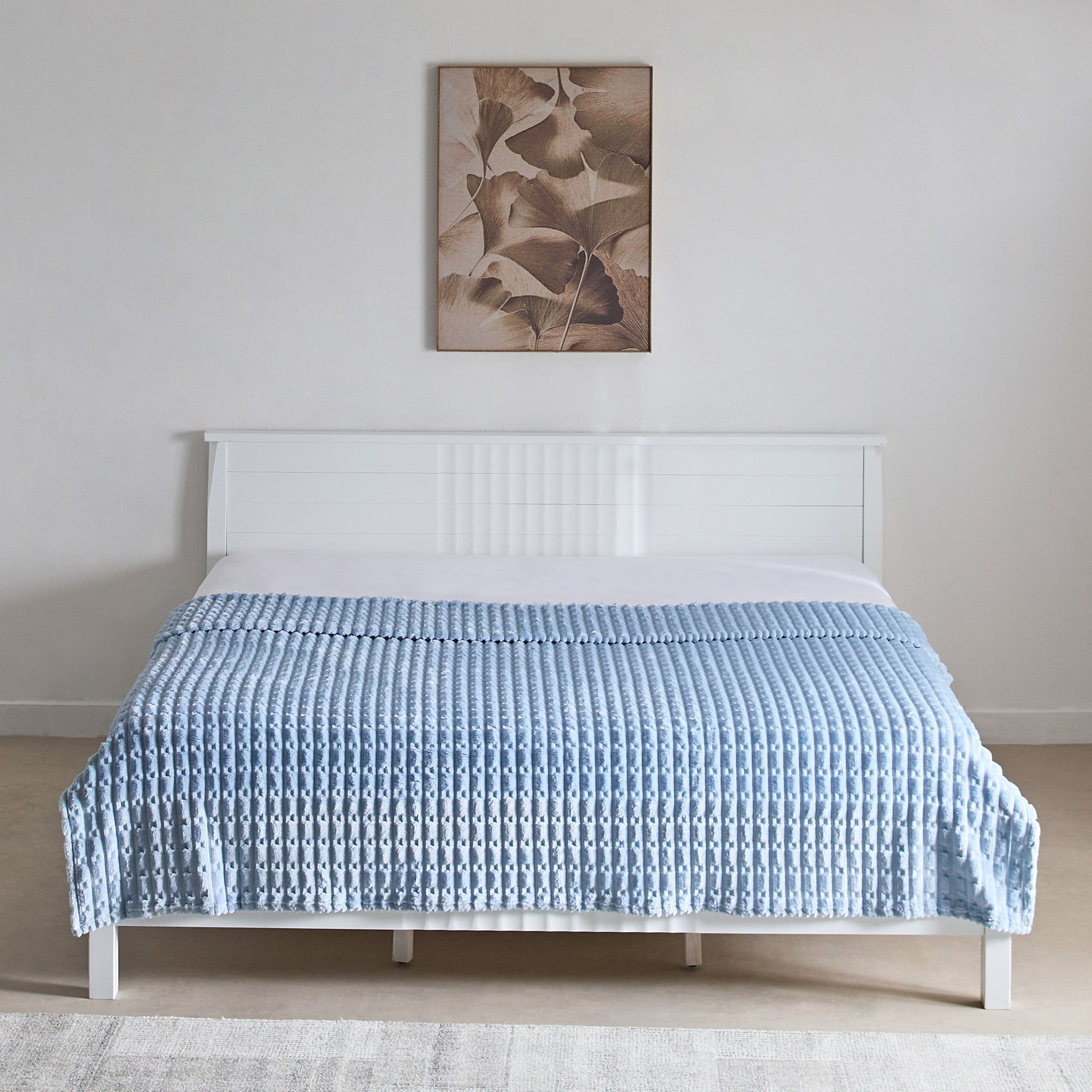 Delft Jacquard Flannel Queen Blanket - 200x220 cm-hbxhomeware-hbxbedroom-image-2
