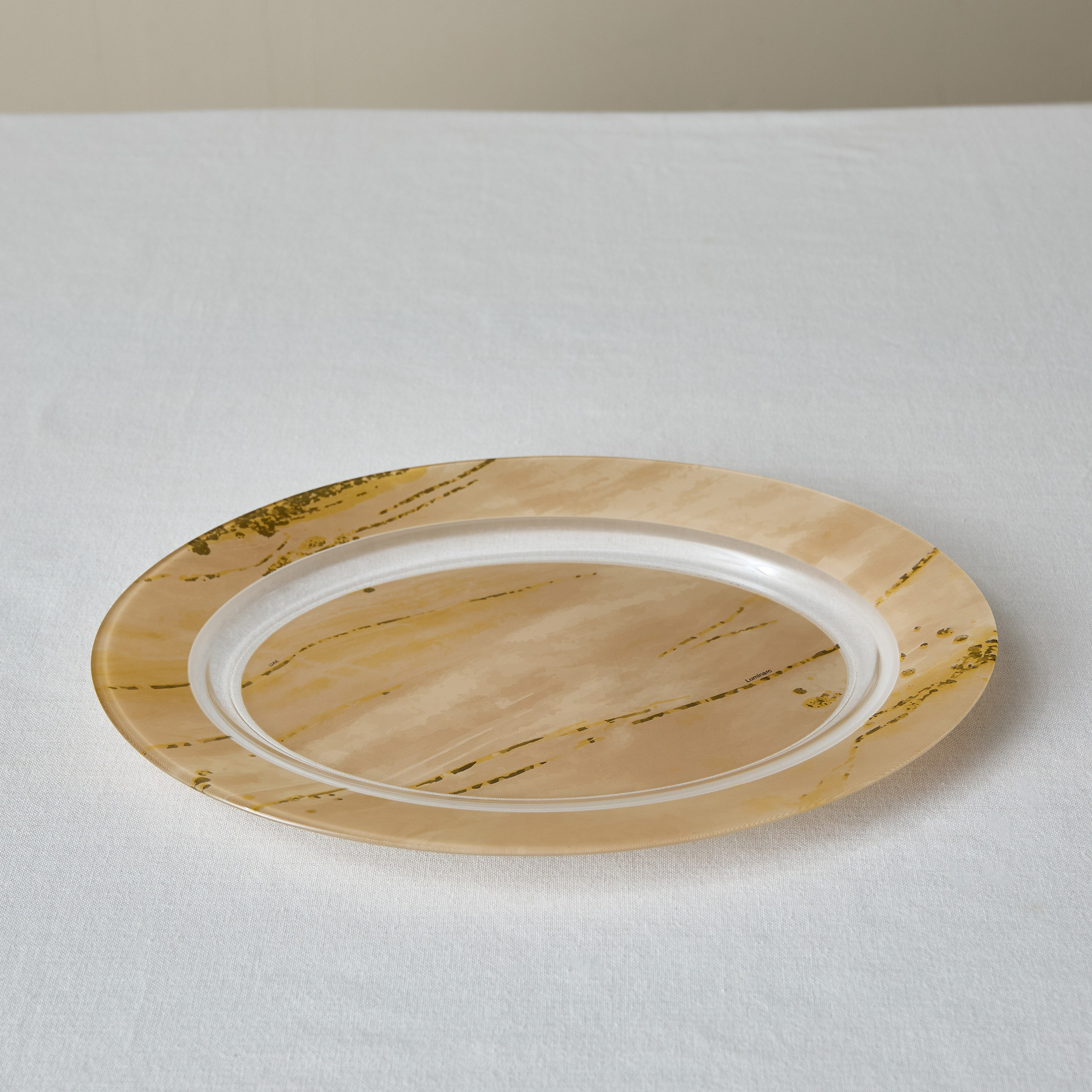 صحن بيضاوي زجاج إلكورتيا من لومينارك - 35 سم-hbxdecorandfurnishings-tabletop-crockery-image-2