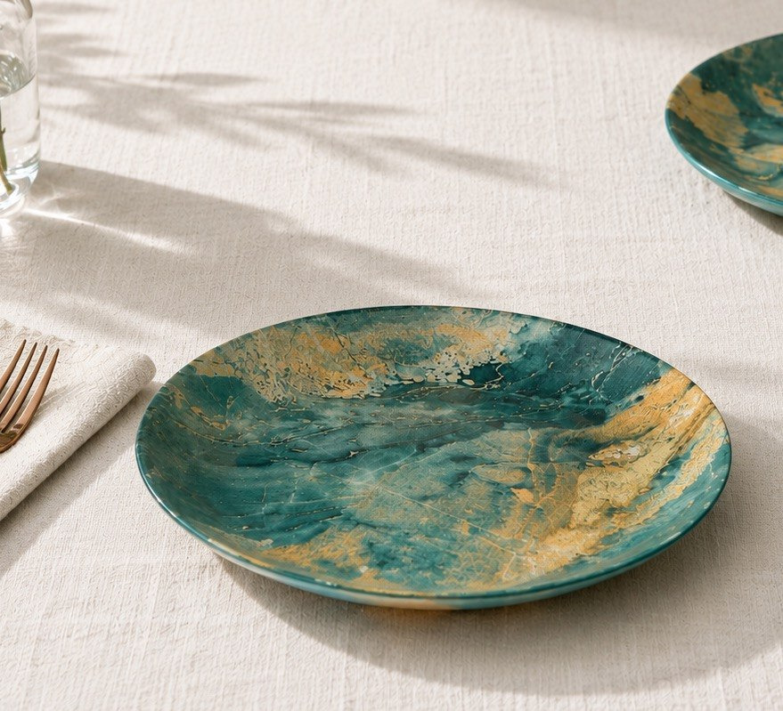 Luminarc Glass Granitelia Side Plate - 20.5 cm-hbxdecorandfurnishings-tabletop-crockery-image-1