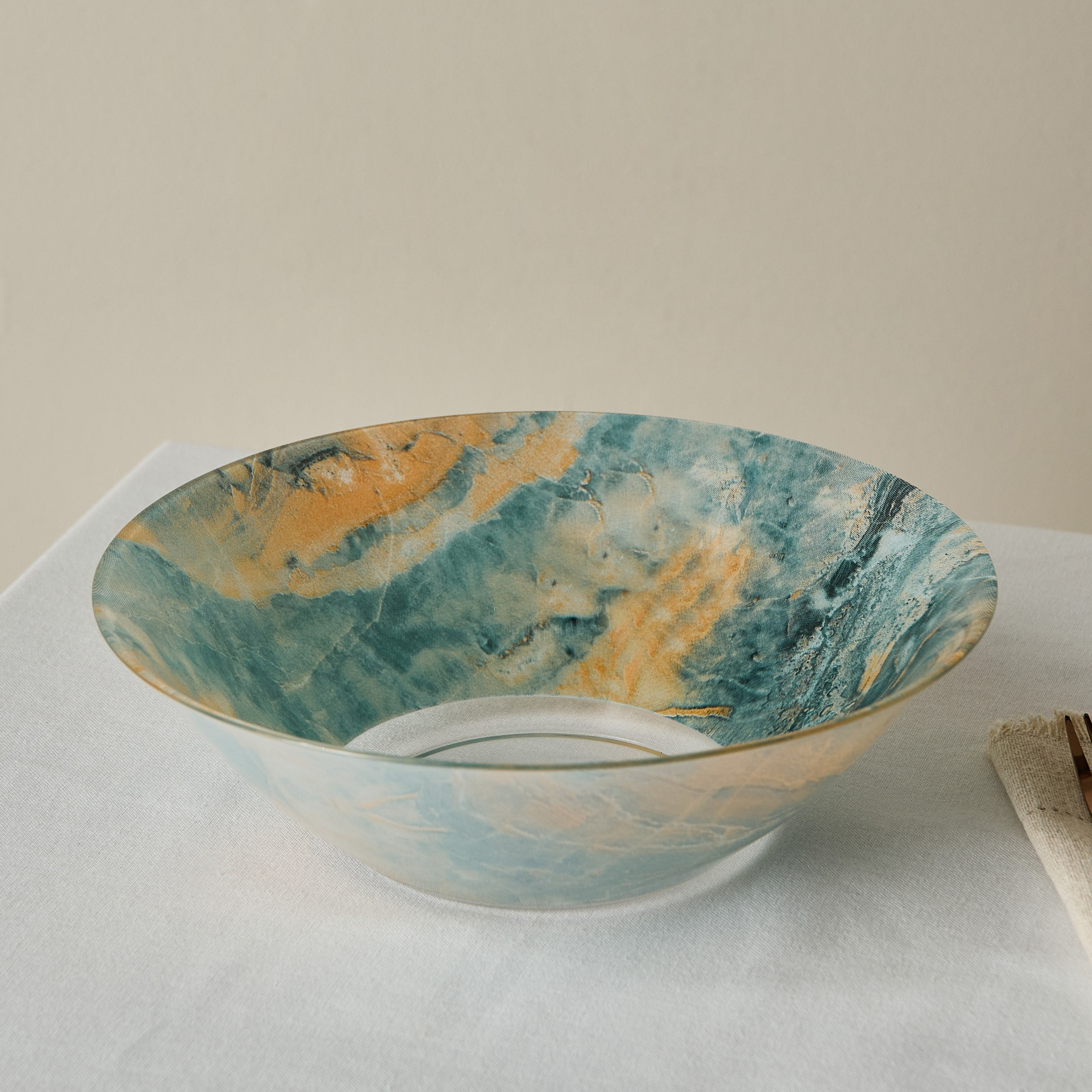 Luminarc Glass Granitelia Serving Bowl - 27 cm-hbxdecorandfurnishings-tabletop-crockery-image-2