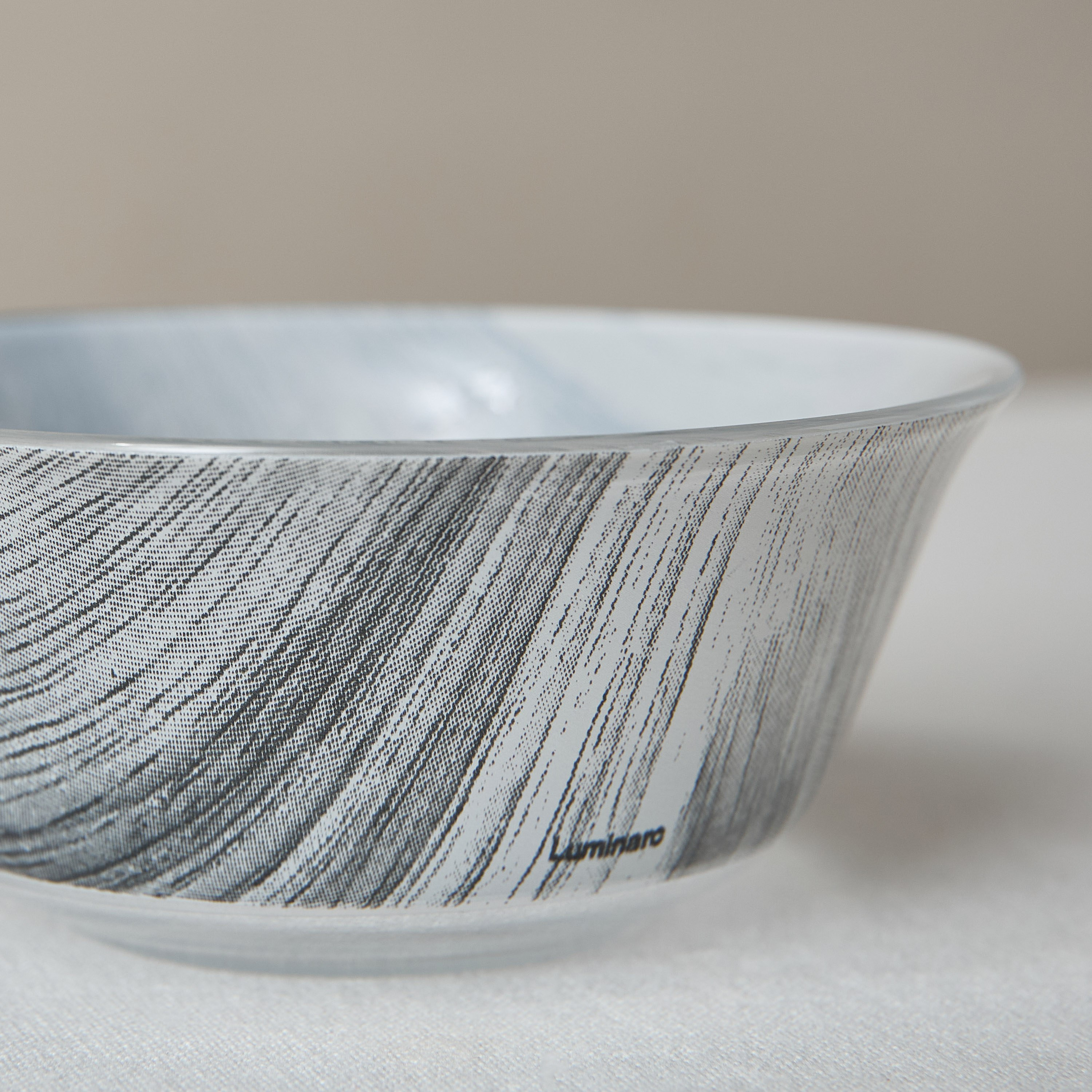 Luminarc Glass Wood Rice Bowl - 12 cm-hbxdecorandfurnishings-tabletop-crockery-image-3
