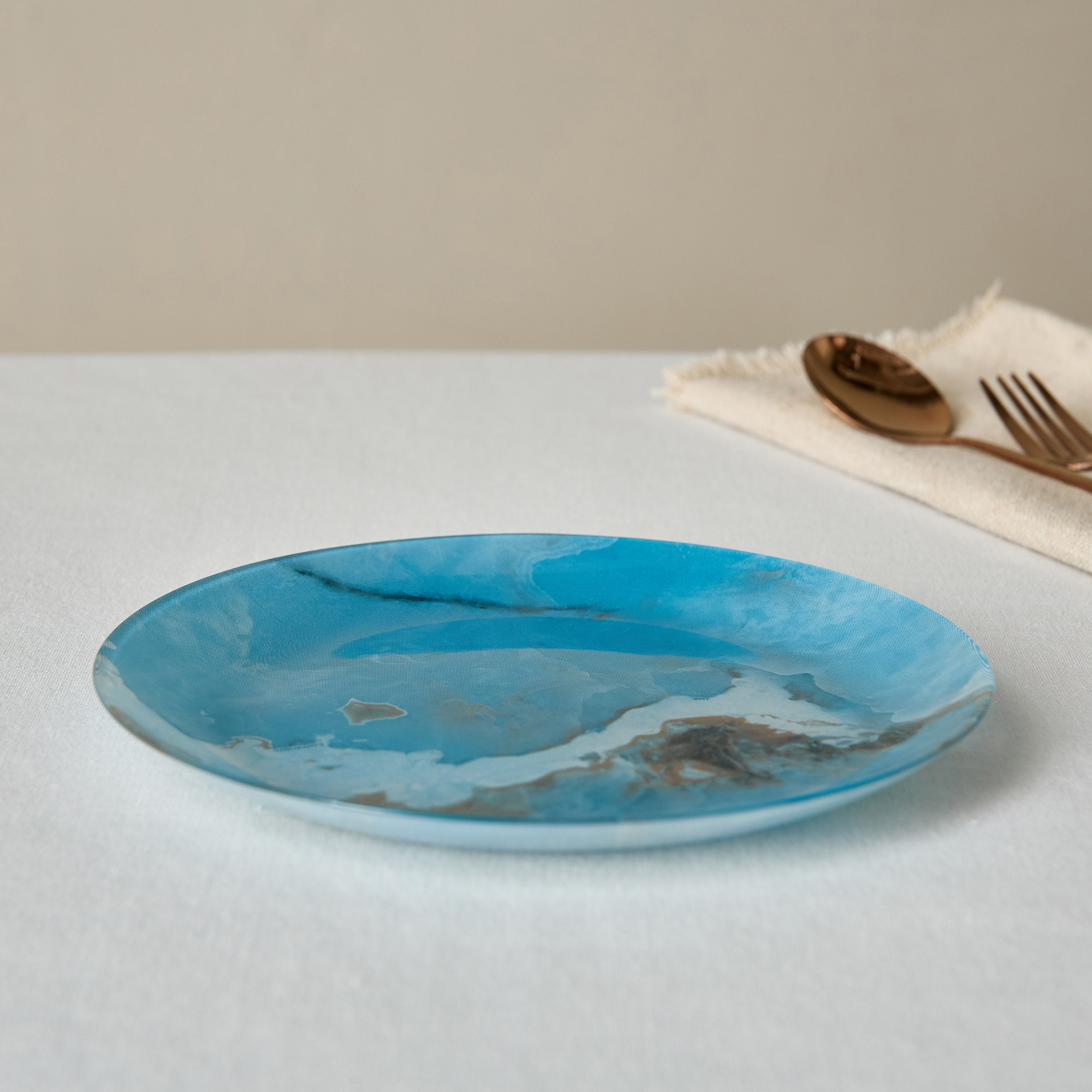 Luminarc Glass Gismon Side Plate - 20.5 cm-hbxdecorandfurnishings-tabletop-crockery-image-1