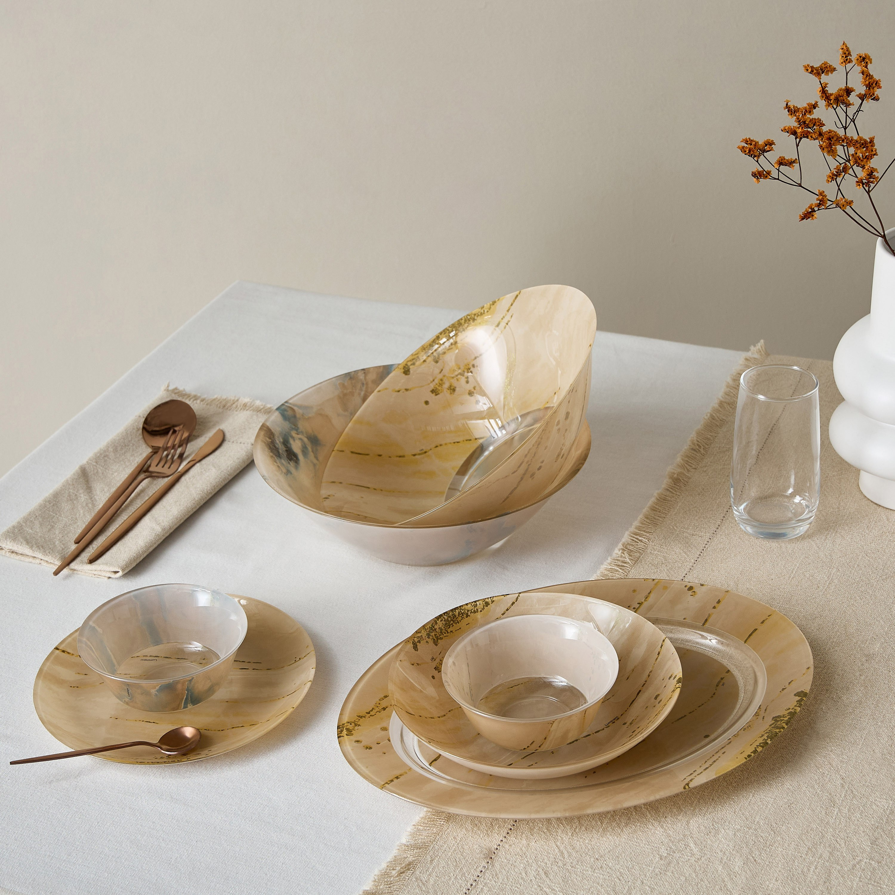 Luminarc Glass Gismon Rice Bowl - 12 cm-hbxdecorandfurnishings-tabletop-crockery-image-4