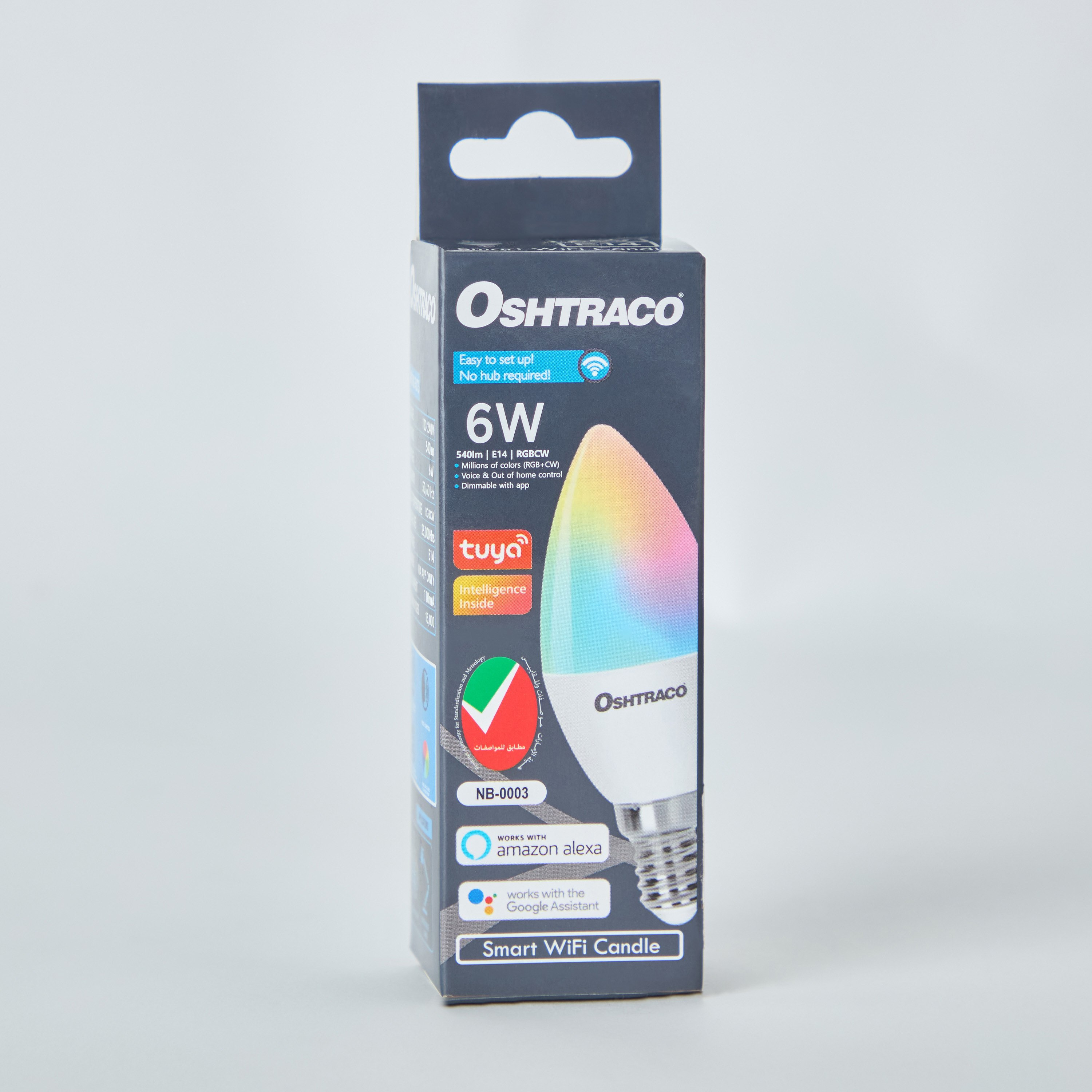 Oshtraco Colour Dimmable 6W E14 Smart Wi-Fi Candle Bulb-PROMO_HB_AE_B1G1_250925-image-3