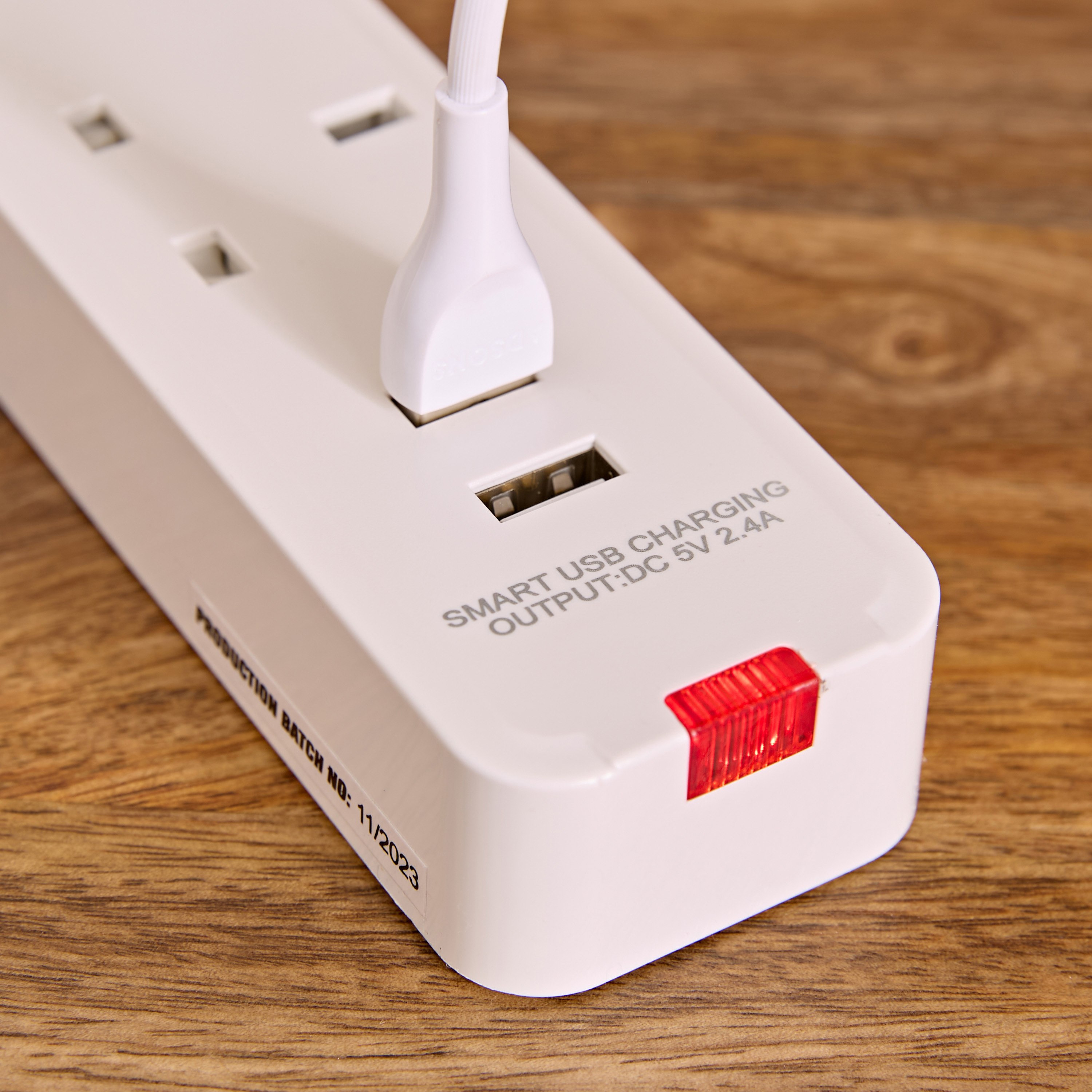 Oshtraco 3 Way UK Type Extension Cord - 15 m-hbxbedroom-lighting-lightingaccessories-image-3