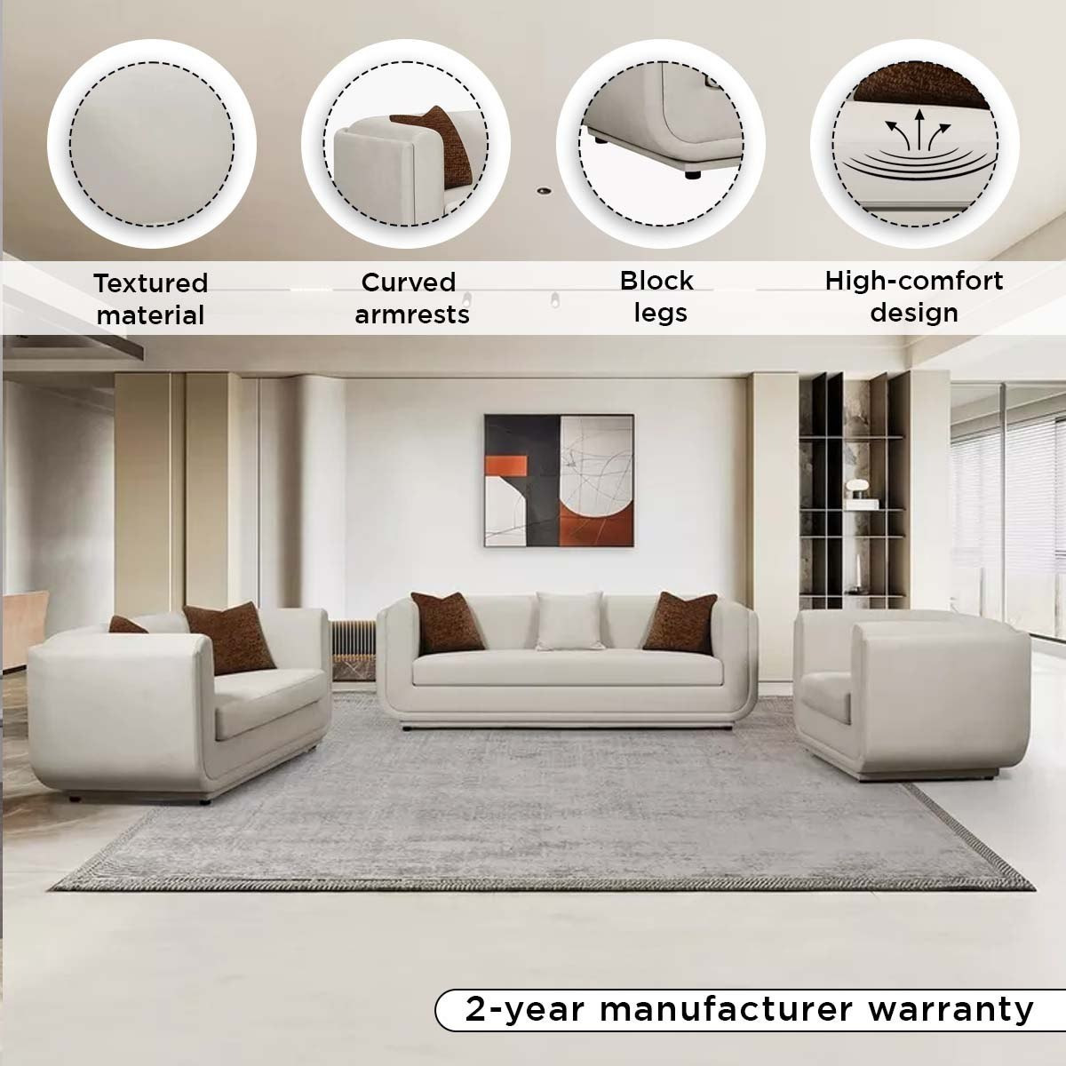 Brooklyn NXT Fabric Armchair Sofa-hbxlivingroom-sofasandarmchairs-sofas-image-4