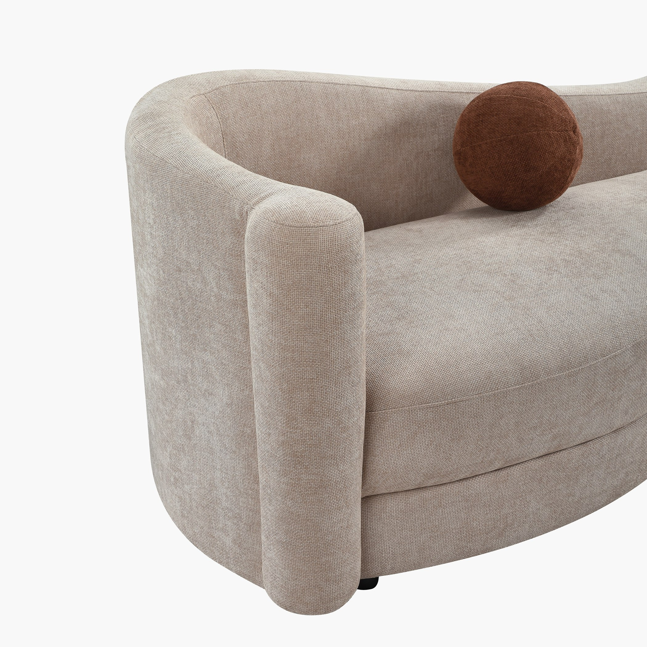 كنبة استرخاء مقعدين بمسند ذراع أيمن مع وسادة مستديرة من درانسي-hbxfurniture-modular-modularsofas-image-4