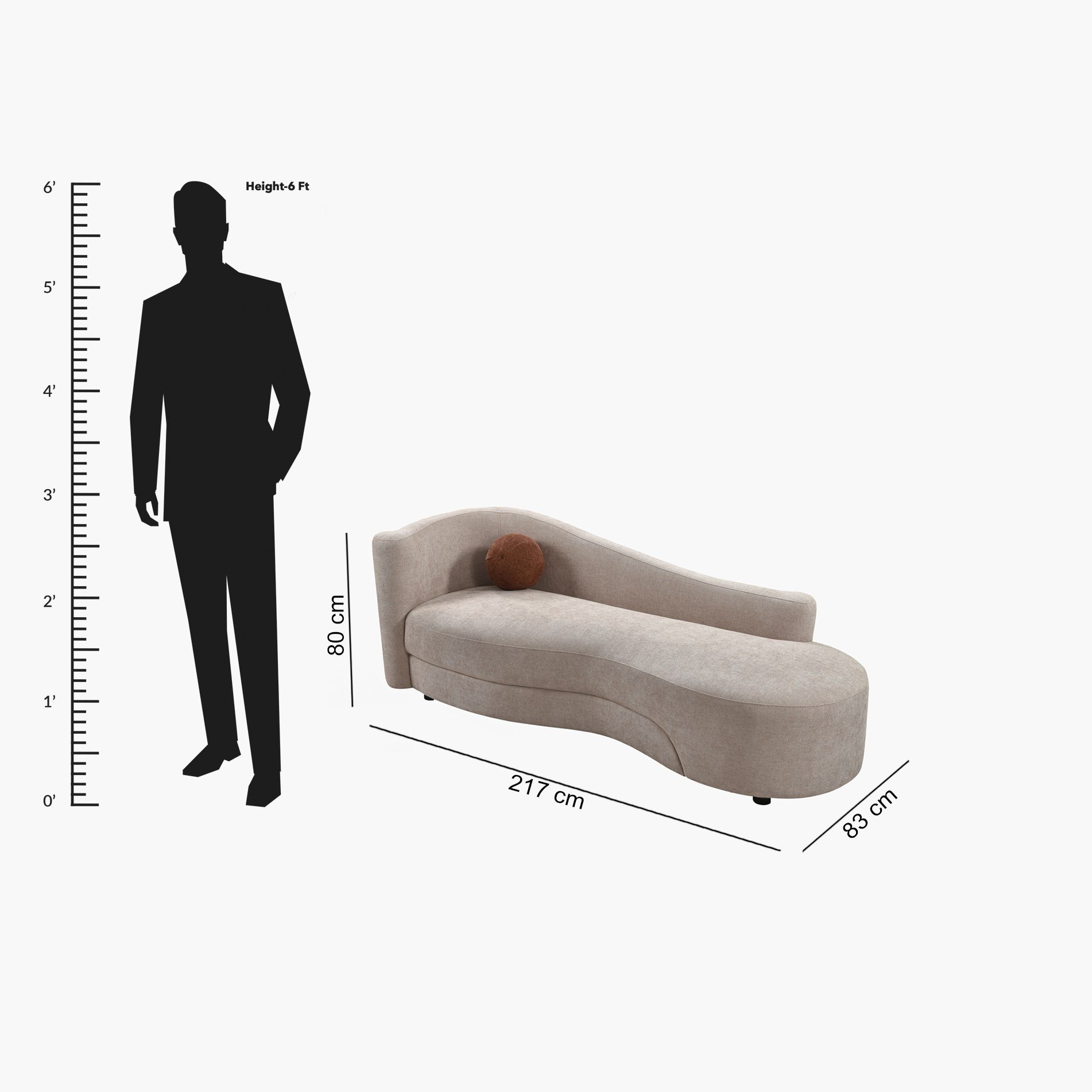 كنبة استرخاء مقعدين بمسند ذراع أيمن مع وسادة مستديرة من درانسي-hbxfurniture-modular-modularsofas-image-6