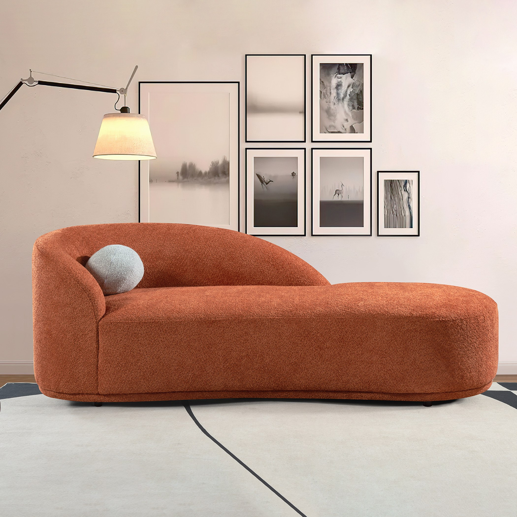 كنبة استرخاء مقعدين بمسند ذراع أيمن مع وسادة مستديرة من ألبي-hbxfurniture-modular-modularsofas-image-1