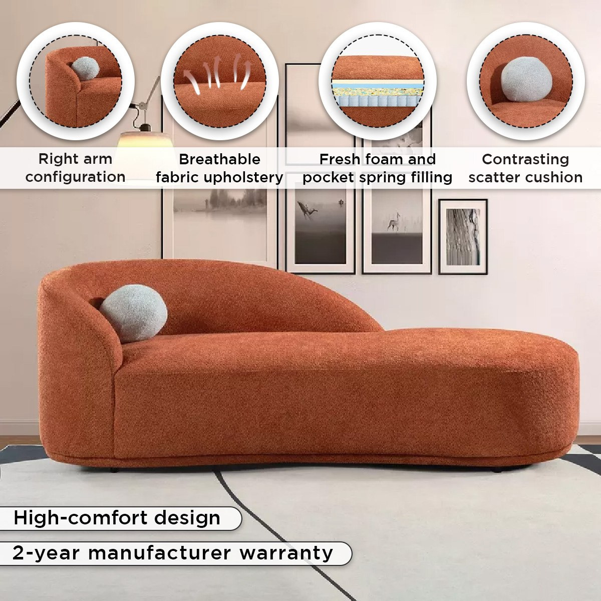 كنبة استرخاء مقعدين بمسند ذراع أيمن مع وسادة مستديرة من ألبي-hbxfurniture-modular-modularsofas-image-4