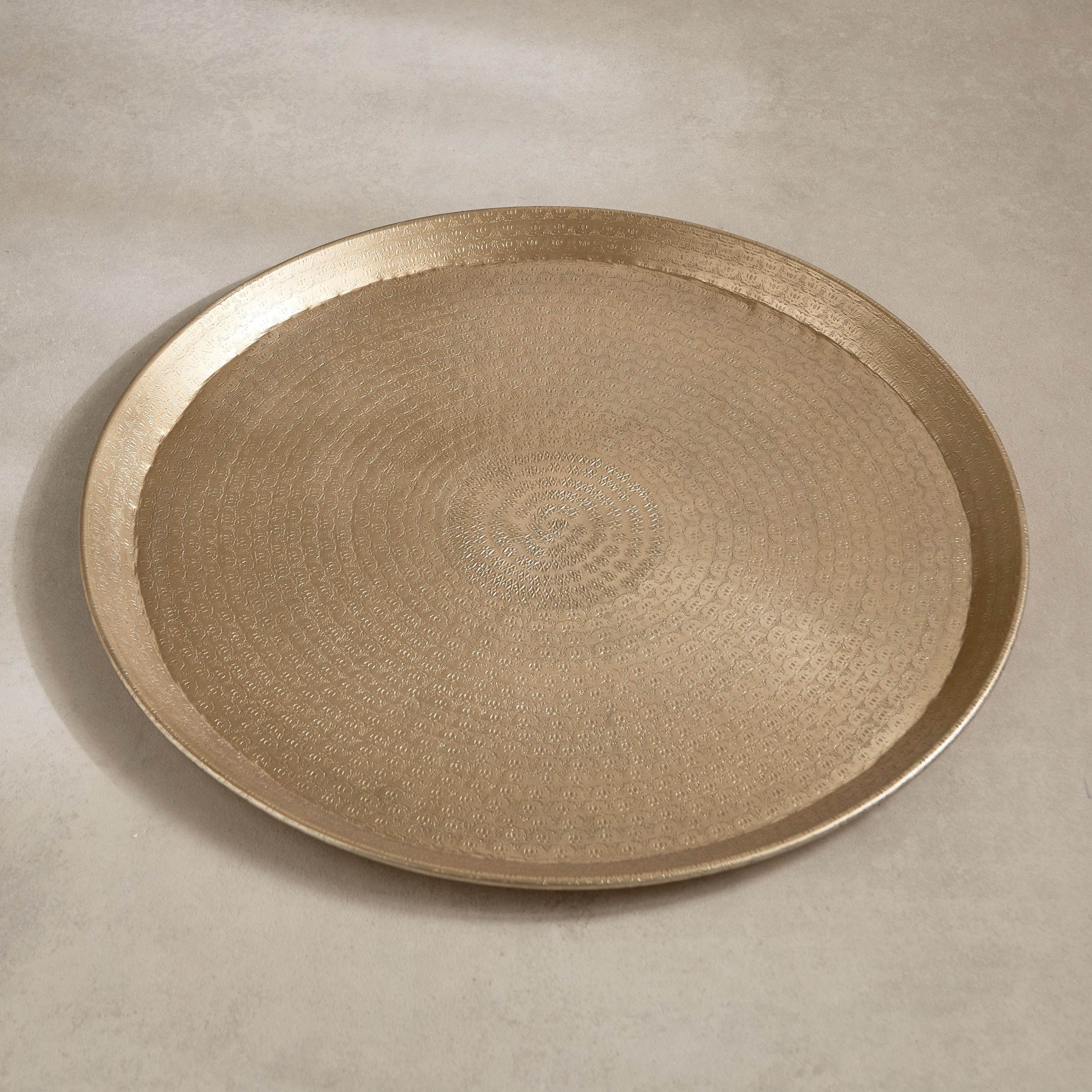صينية ألومنيوم بتصميم لوتس مع خطاف من نيدريل - 65 سم-hbxhomeware-hbxdecorandfurnishings-image-2