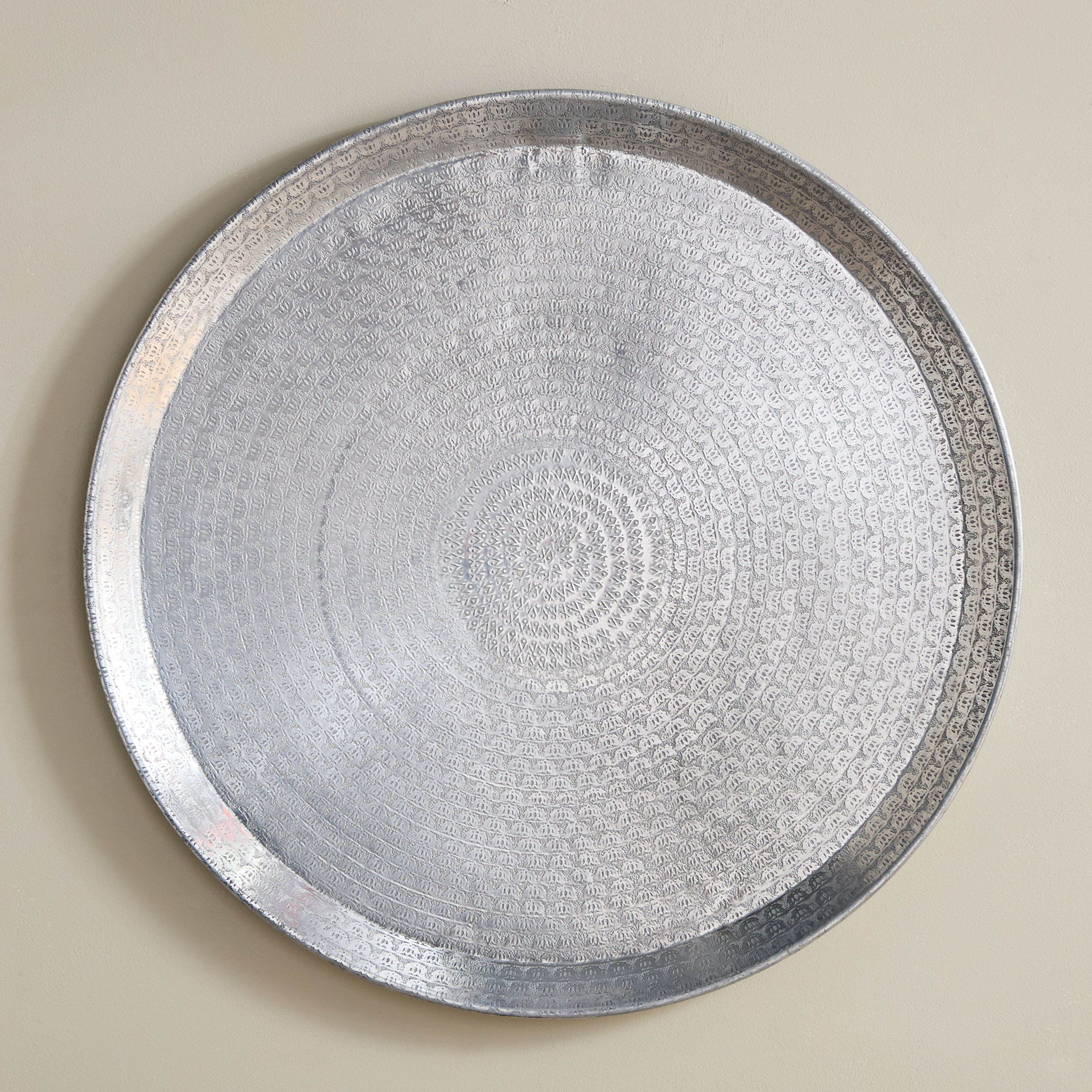 Nydril Lotus Design Aluminium Tray with Hook - 65 cm-hbxhomeware-hbxdecorandfurnishings-image-1