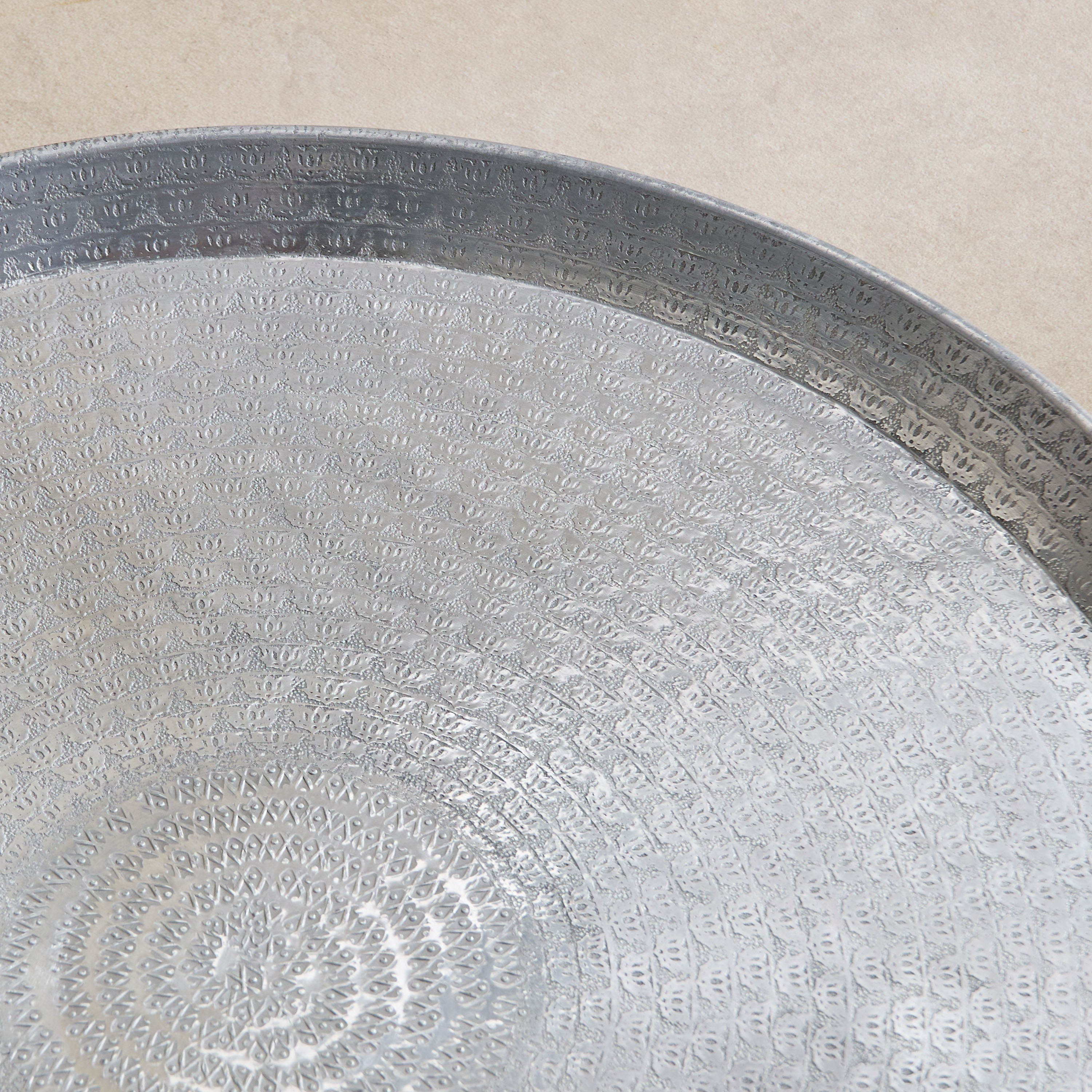 Nydril Lotus Design Aluminium Tray with Hook - 65 cm-hbxhomeware-hbxdecorandfurnishings-image-3