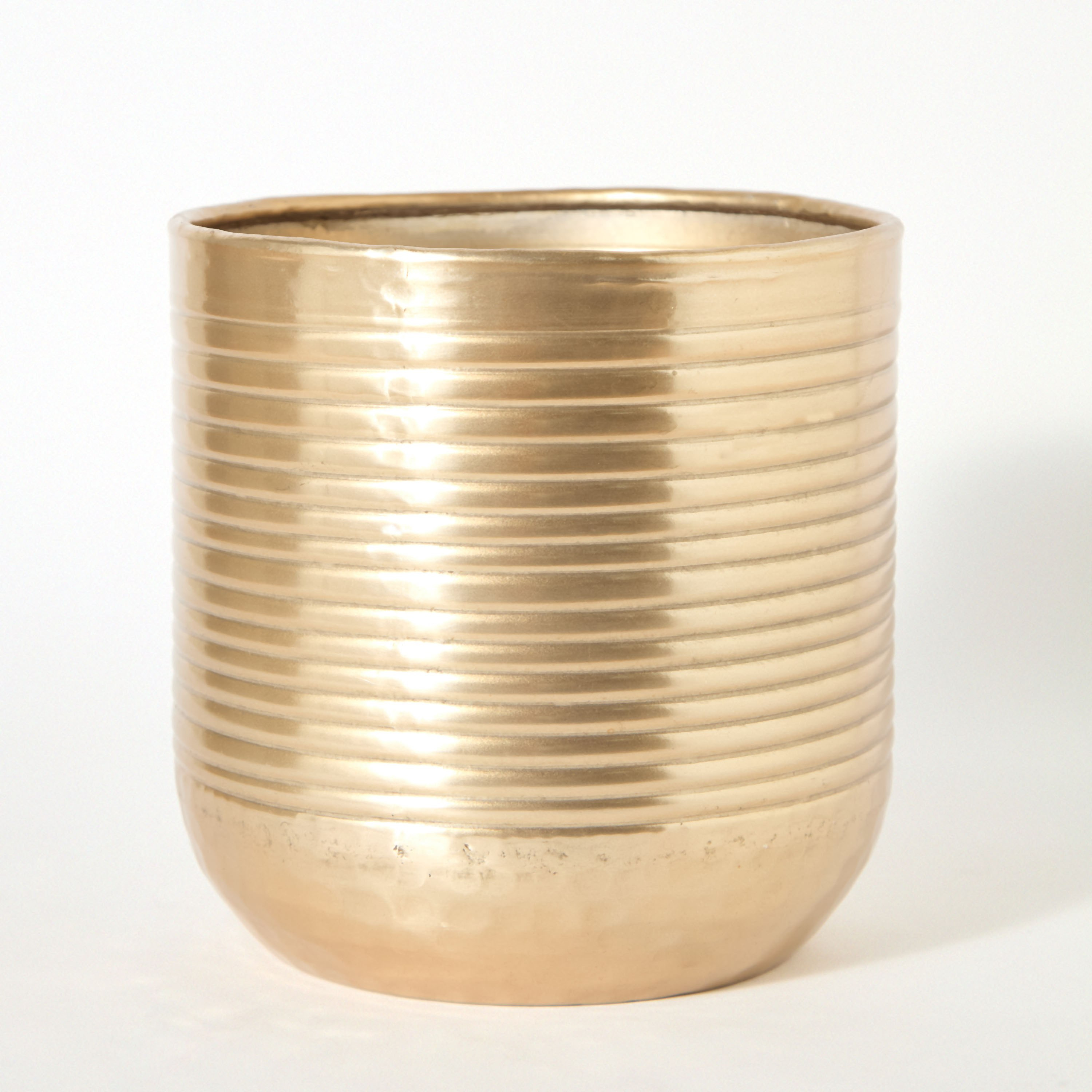 Nydril Aluminium Linework Planter - 22x21.5 cm-hbxhomeware-hbxdecorandfurnishings-image-5