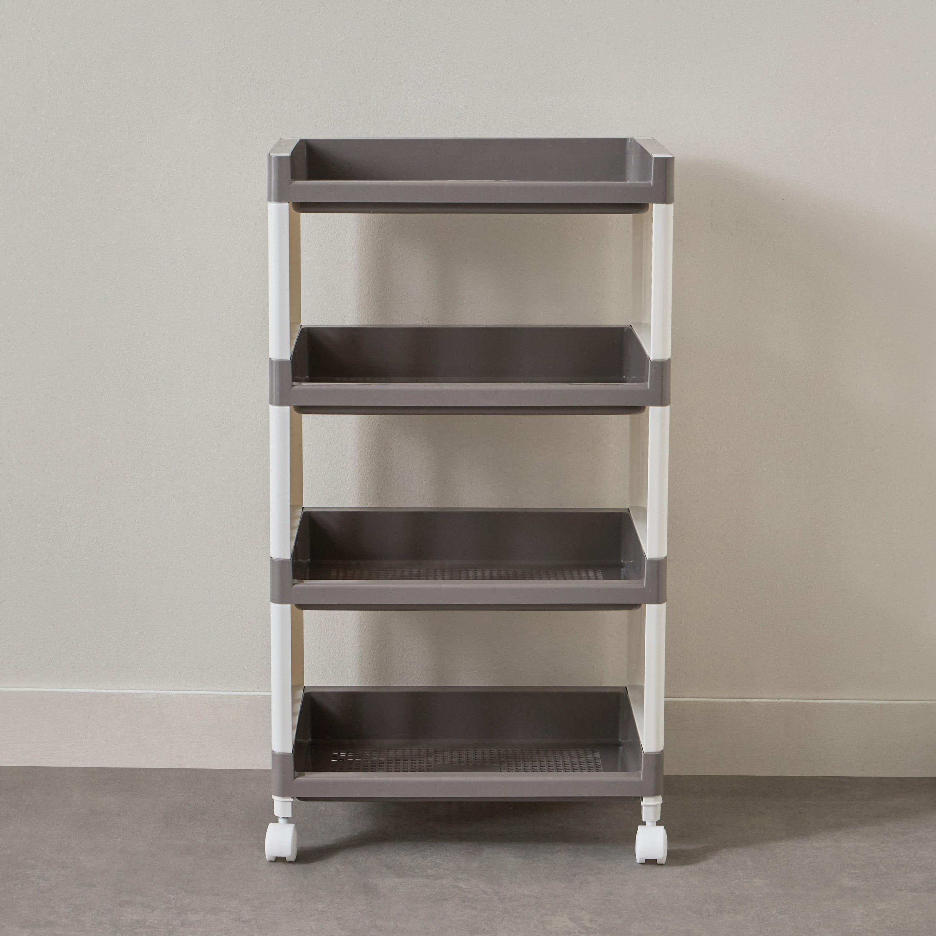 رف تخزين بـ 4 طبقات مع عجلات من إيزي ستور-hbxbedroom-bedroomaccessories-bedroomstorage-image-2