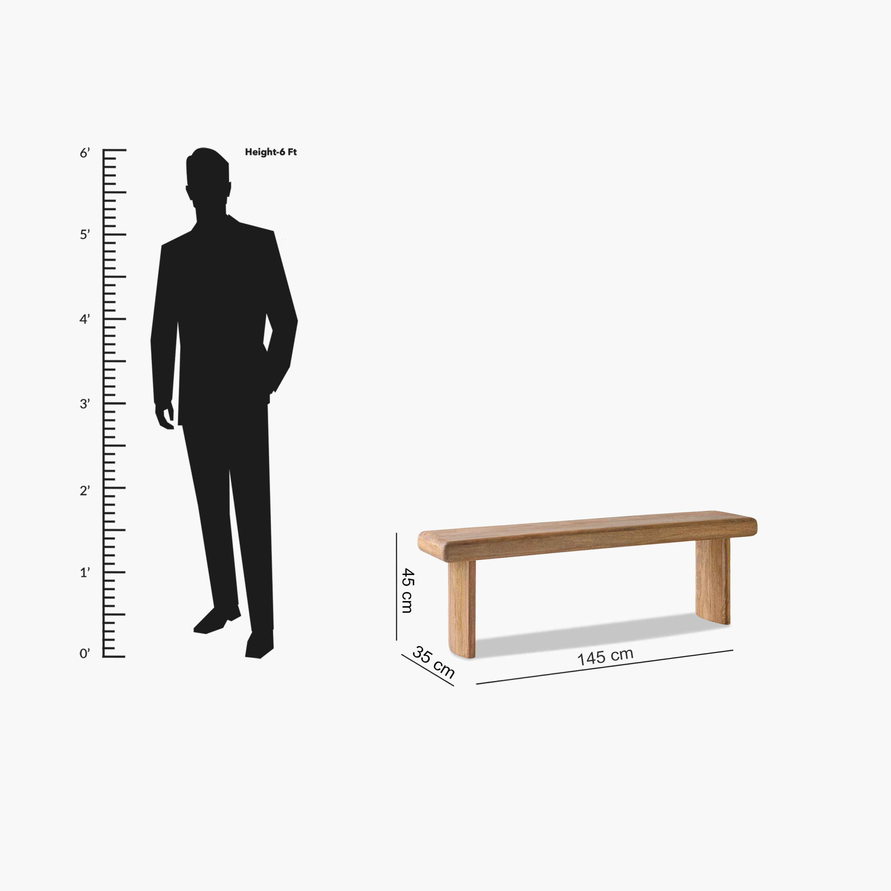 مقعد بنش من الخشب الصلب - كلايتون من كافون-hbxfurniture-sofasandarmchairs-benches-image-10