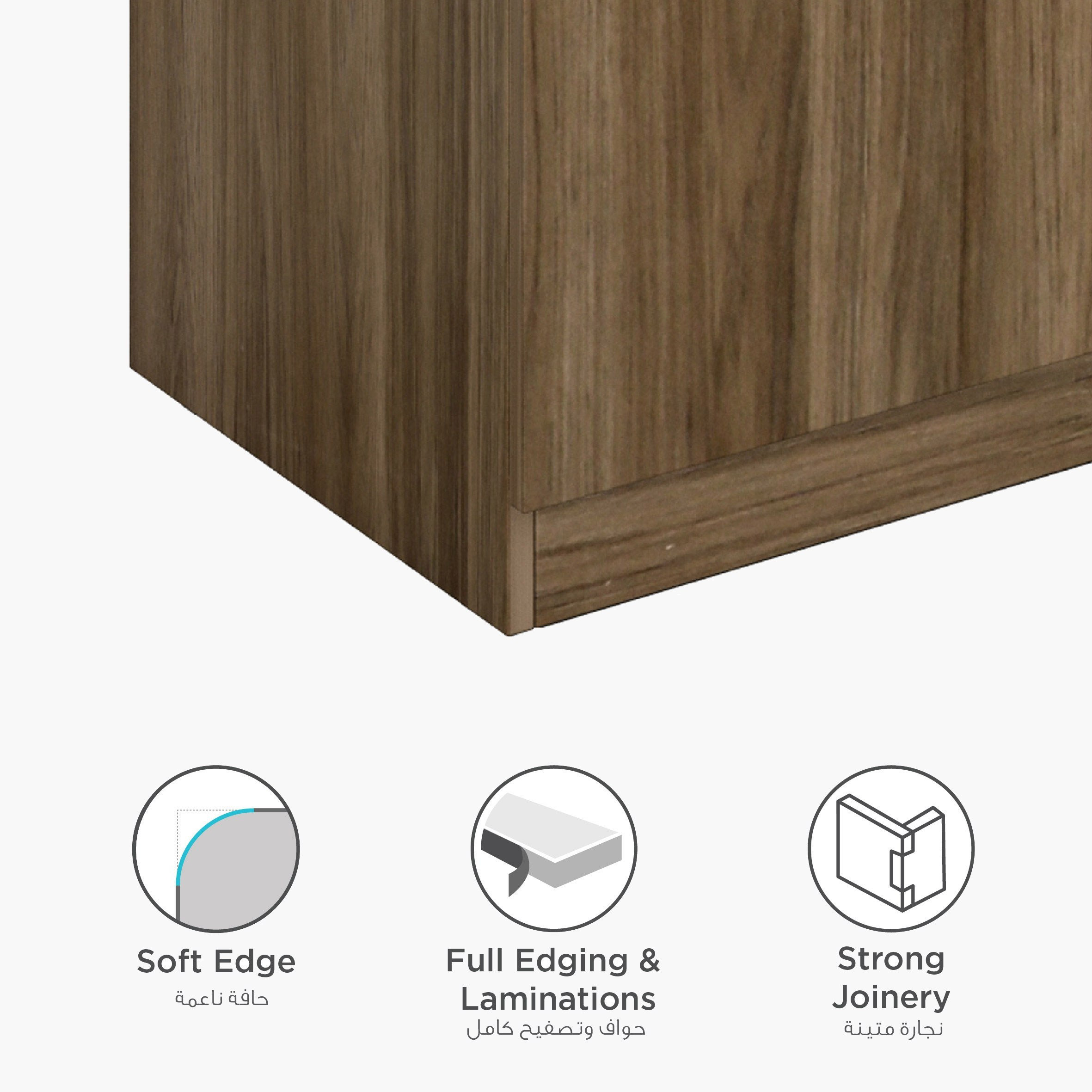 خزانة ملابس 6 أبواب بـ2 درج ومرآة من هيلتون-hbxfurniture-wardrobes-image-6