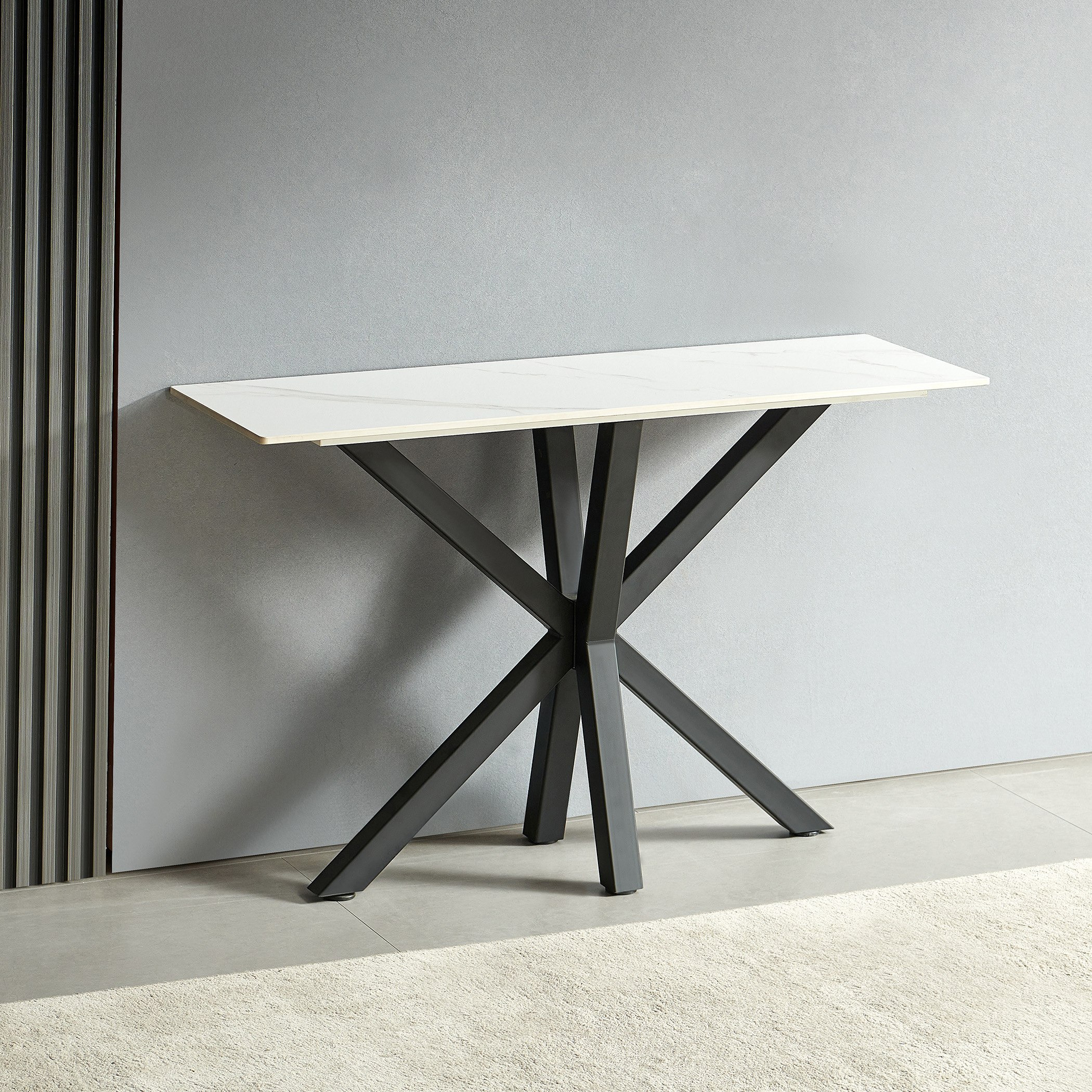 Welwick Sintered Stone Console Table-hbxfurniture-tablesandstands-consoletables-image-1
