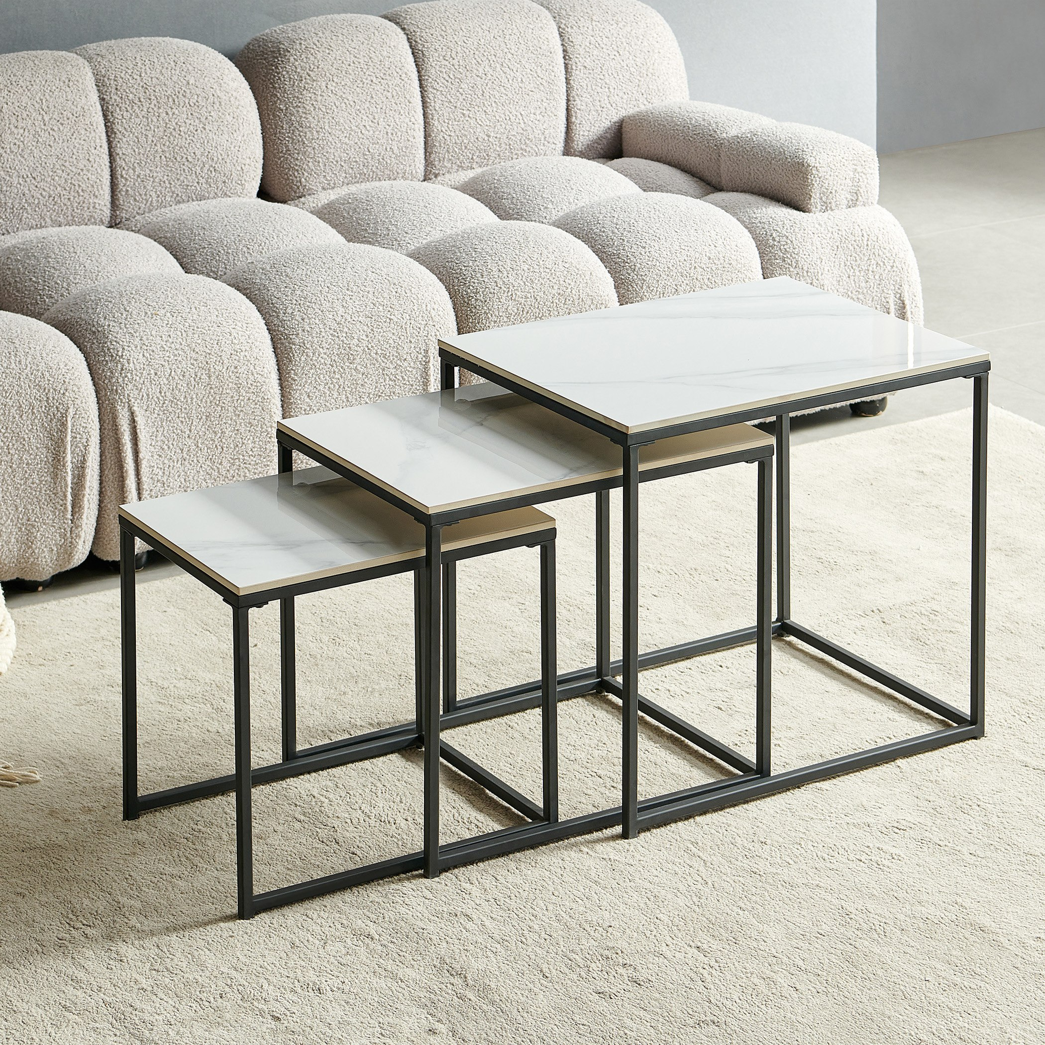 Nebula Sintered Stone Top Nest of Tables - Set of 3-hbxfurniture-livingroom-nestingtables-image-1
