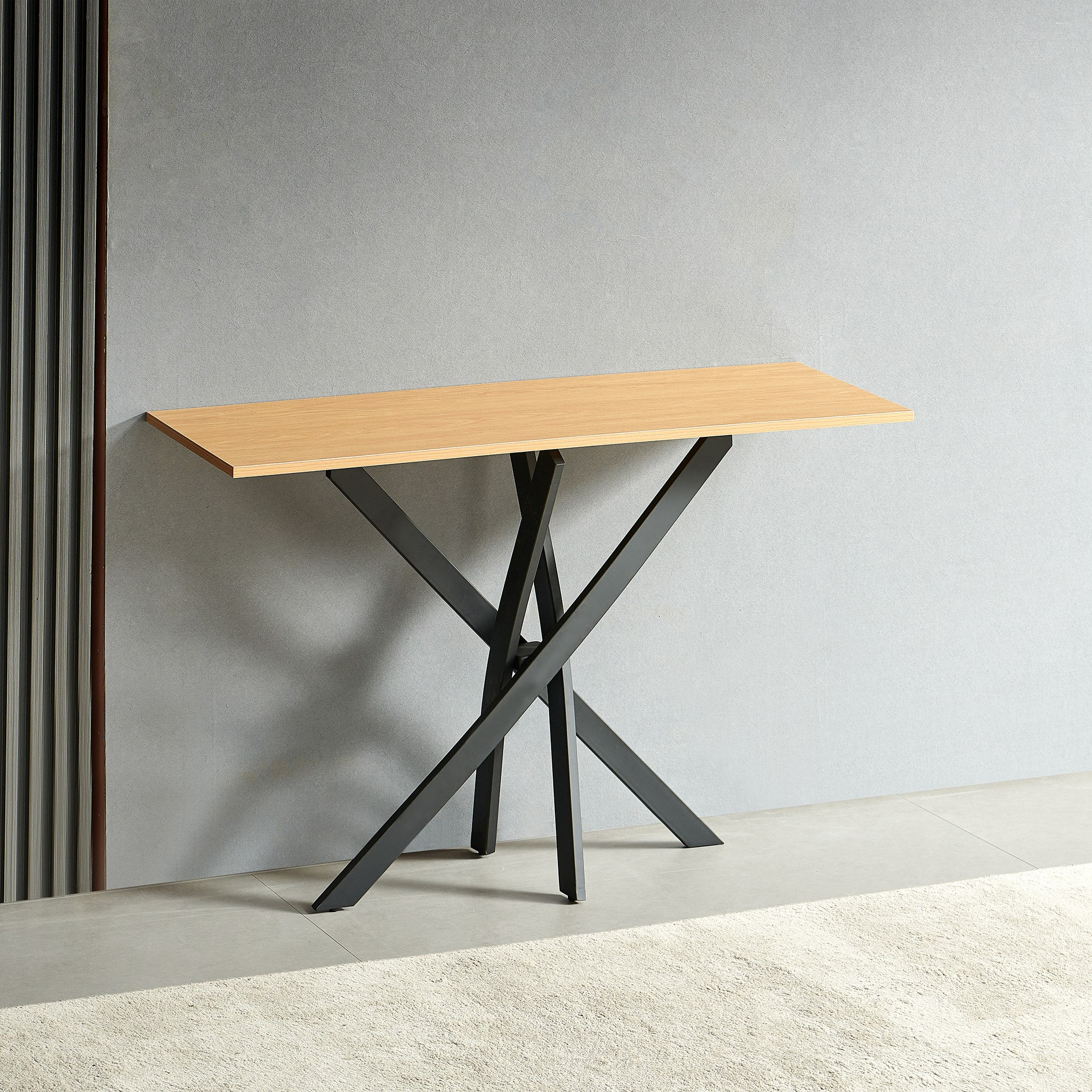 Rylee Console Table with Metal Legs-hbxfurniture-tablesandstands-consoletables-image-1