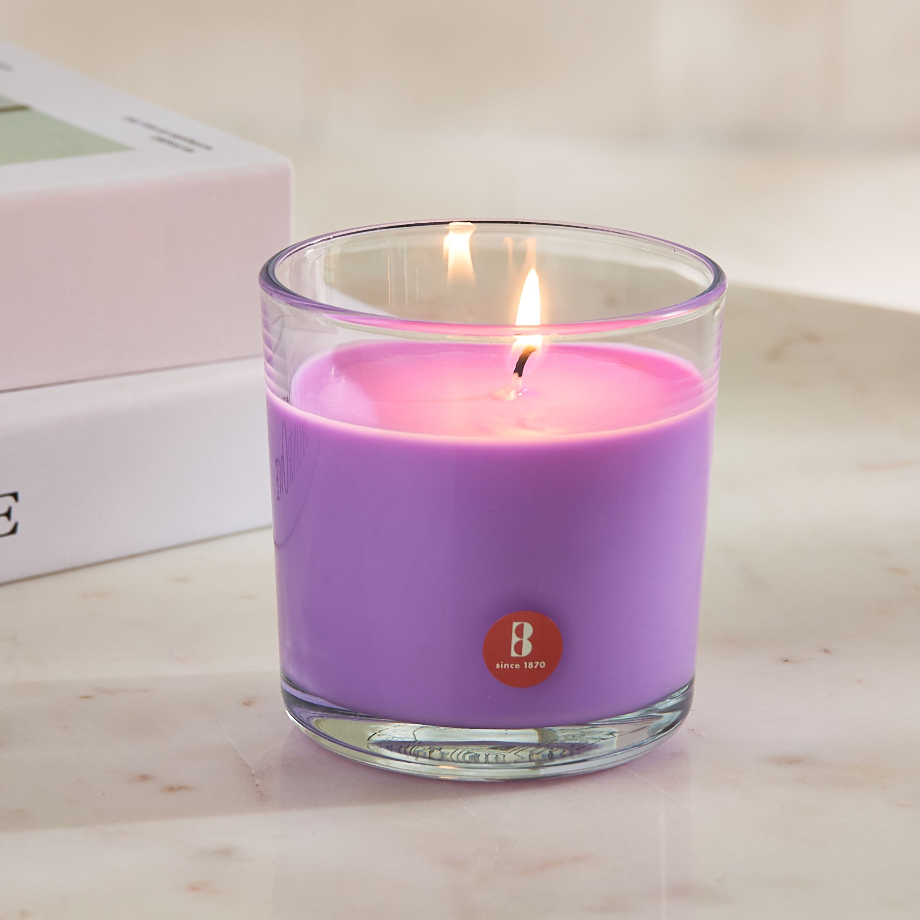 Bolsius Lavender Scented Candle in a Glass - 679 gm-hbxlivingroom-decorandaccessories-candles-image-2
