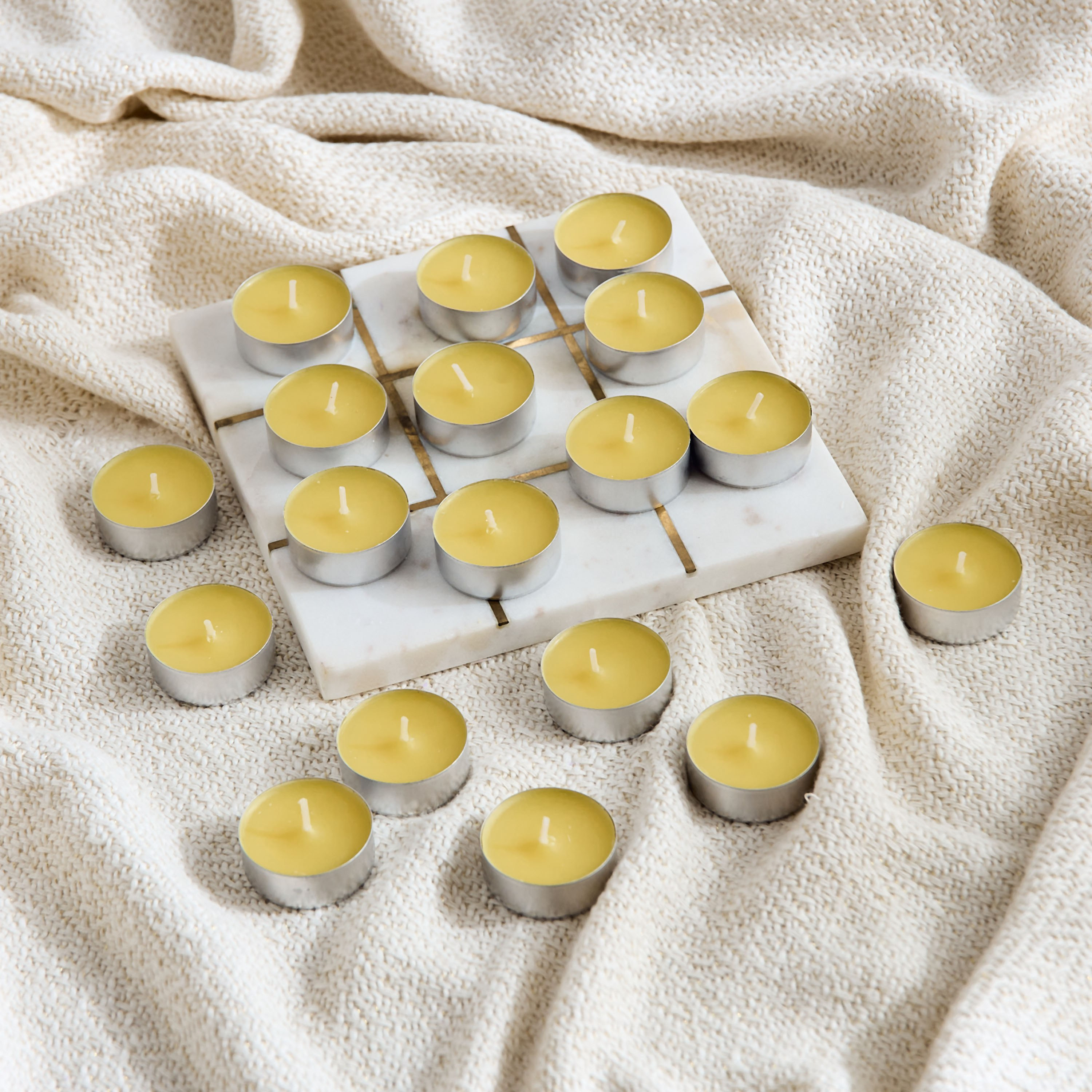 Bolsius 18-Piece Mimosa Scented Tealight Set - 260 gm-hbxlivingroom-decorandaccessories-candles-image-1