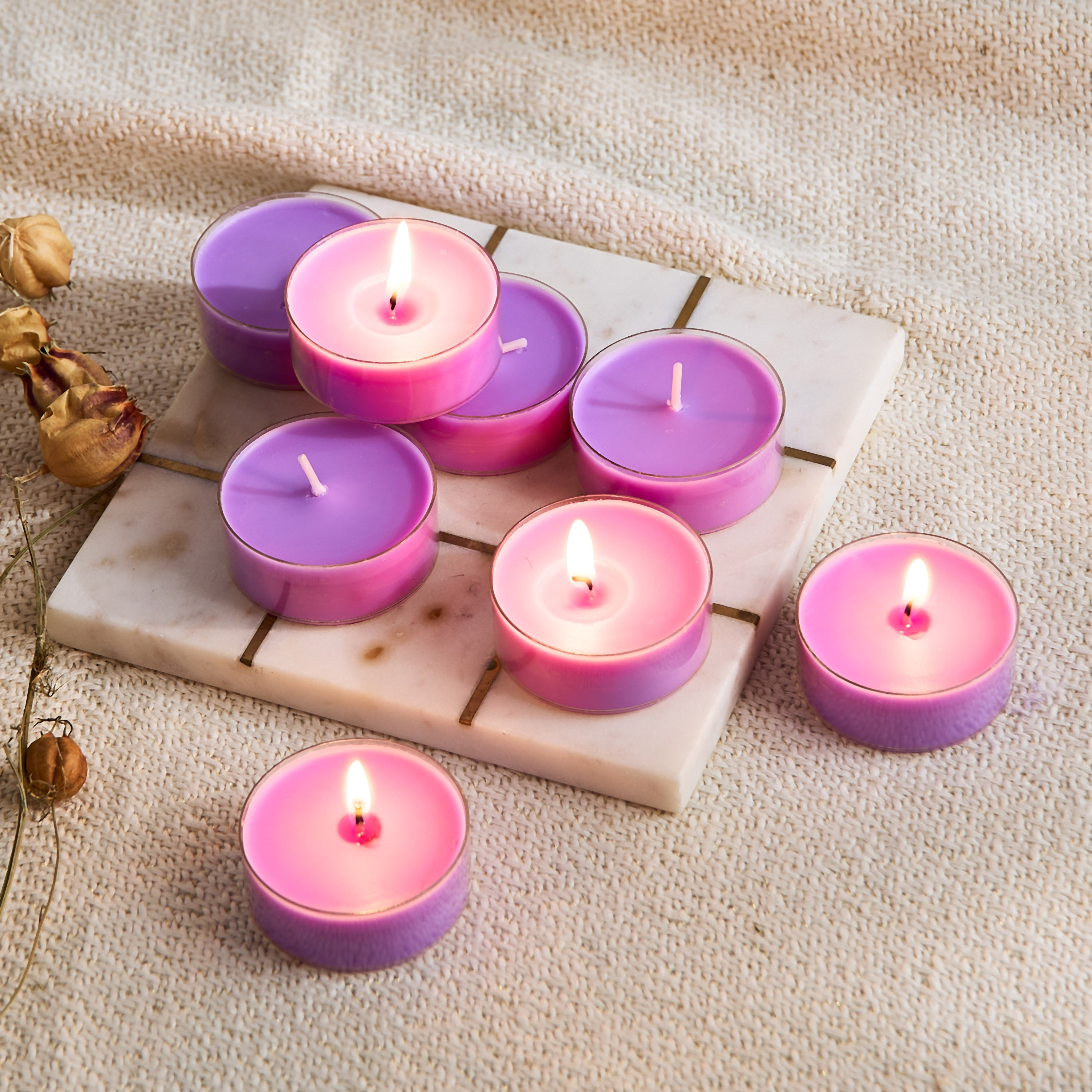 Bolsius 8-Piece Lavender Scented Maxi Light Set - 375 gm-PROMO_HB_AE_B1G1_250925-image-2