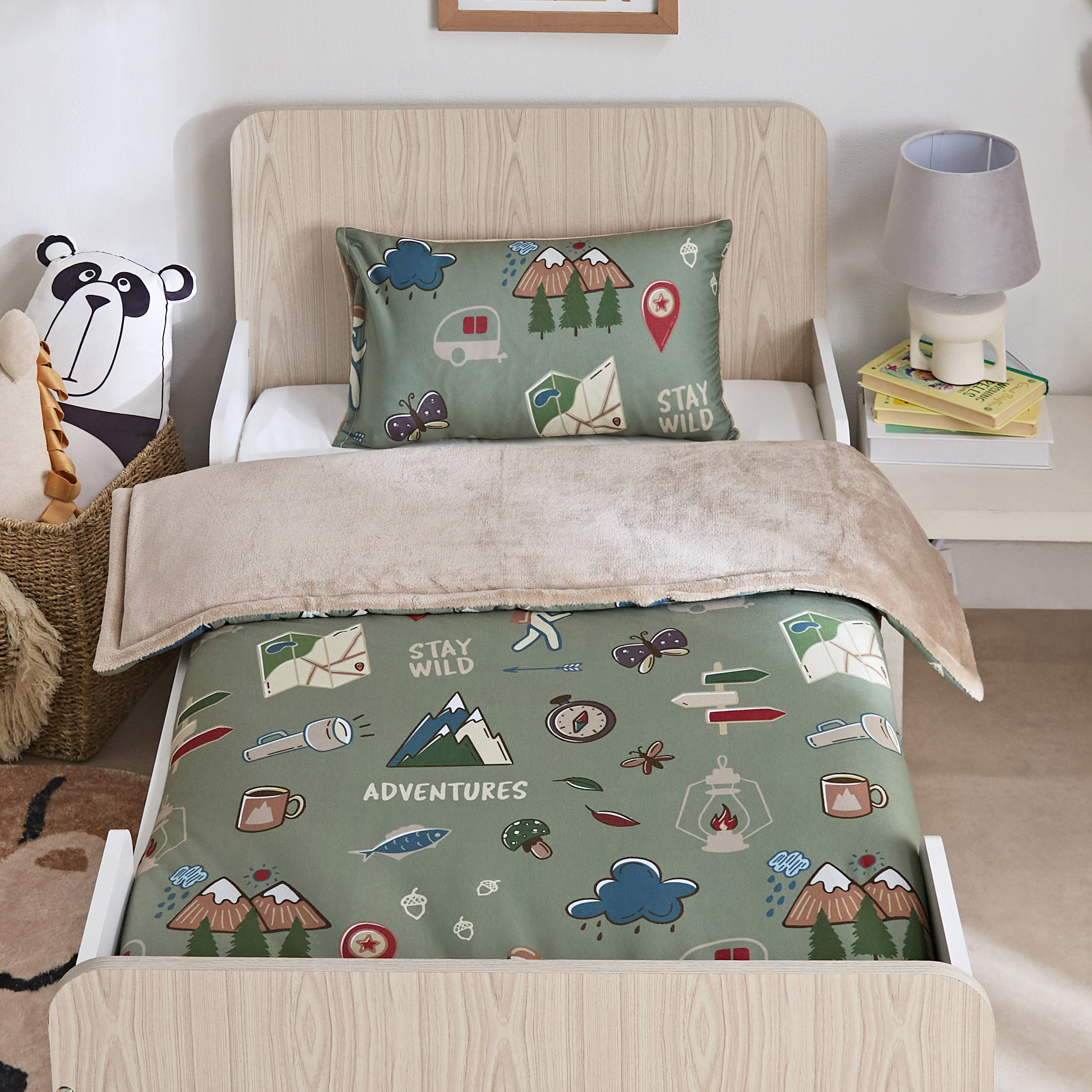 طقم لحاف للأطفال قطعتين من أدفينشر كامبينج - 140x70 سم-hbxhomeware-hbxbedroom-image-3