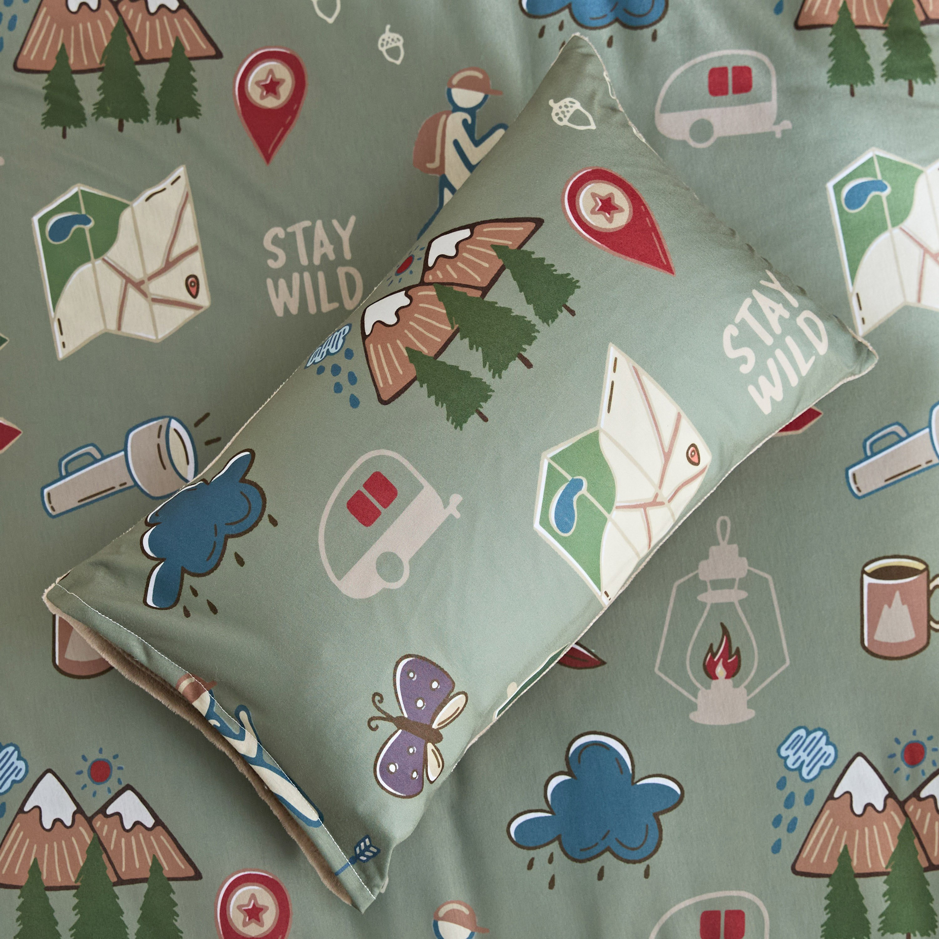 طقم لحاف للأطفال قطعتين من أدفينشر كامبينج - 140x70 سم-hbxhomeware-hbxbedroom-image-6