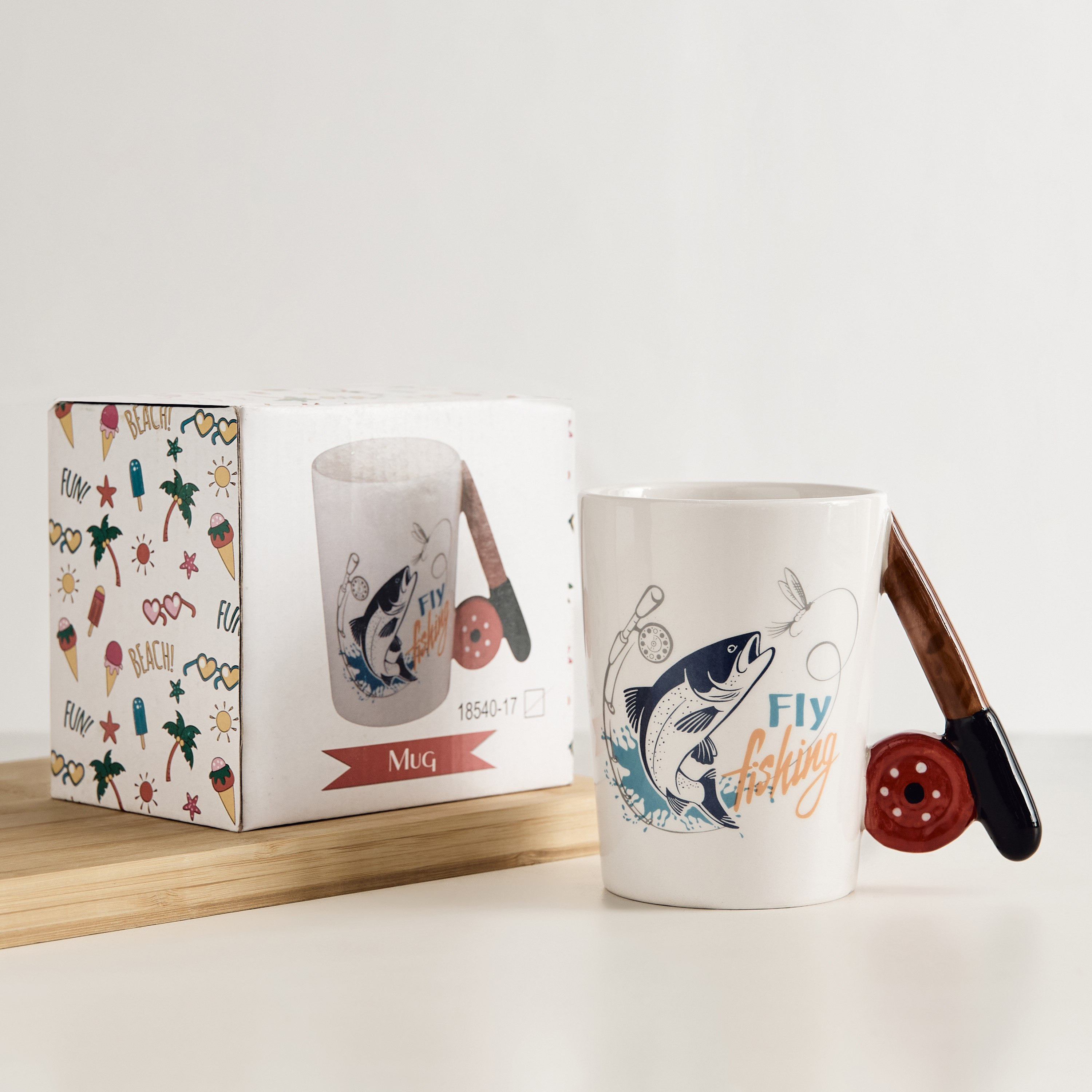مج سيراميك بتزيينات سمكة من سايفر - 350 مل-hbxhomeware-hbxkidsandyouth-image-4