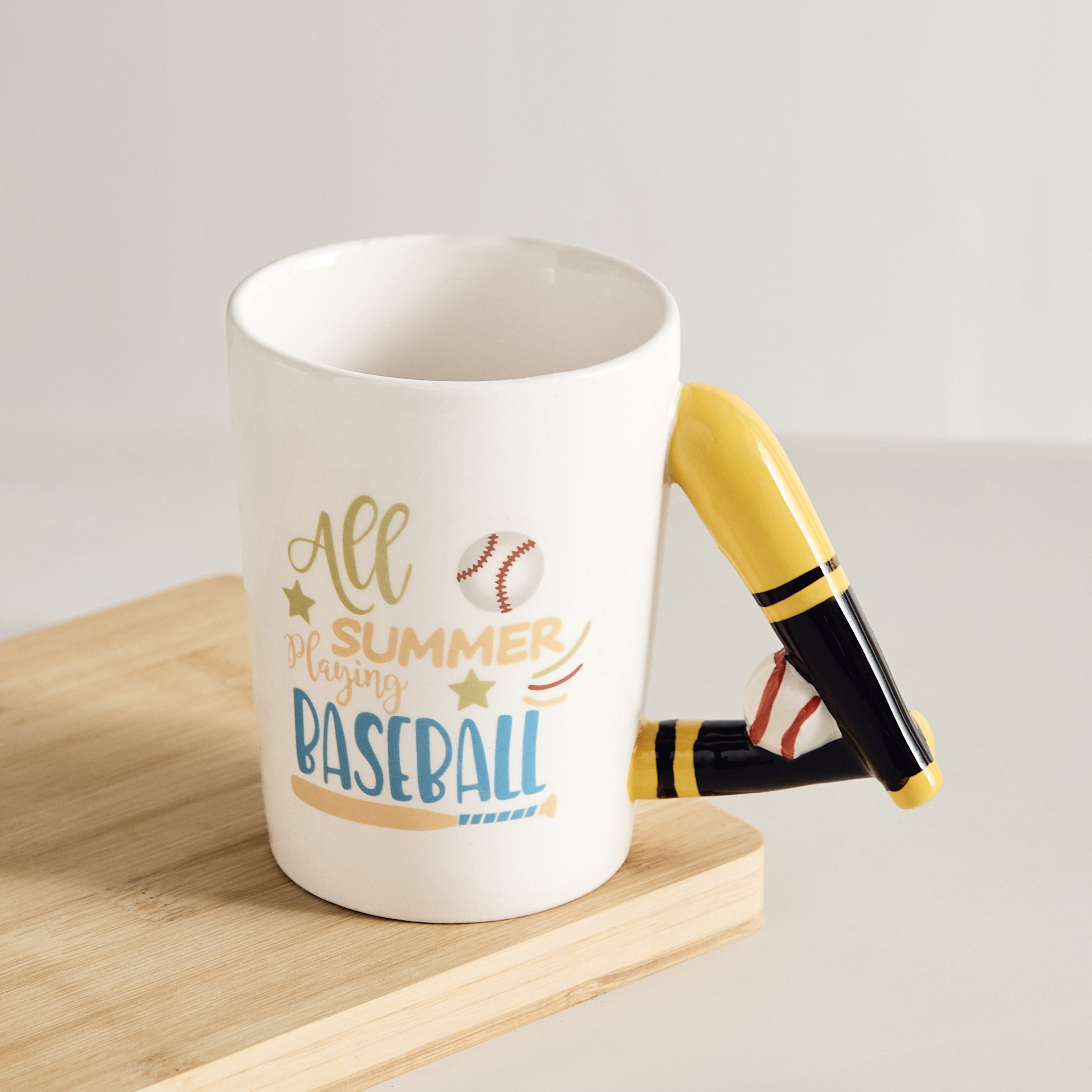 مج سيراميك بتزيينات بيسبول من سايفر - 350 مل-hbxhomeware-hbxkidsandyouth-image-2