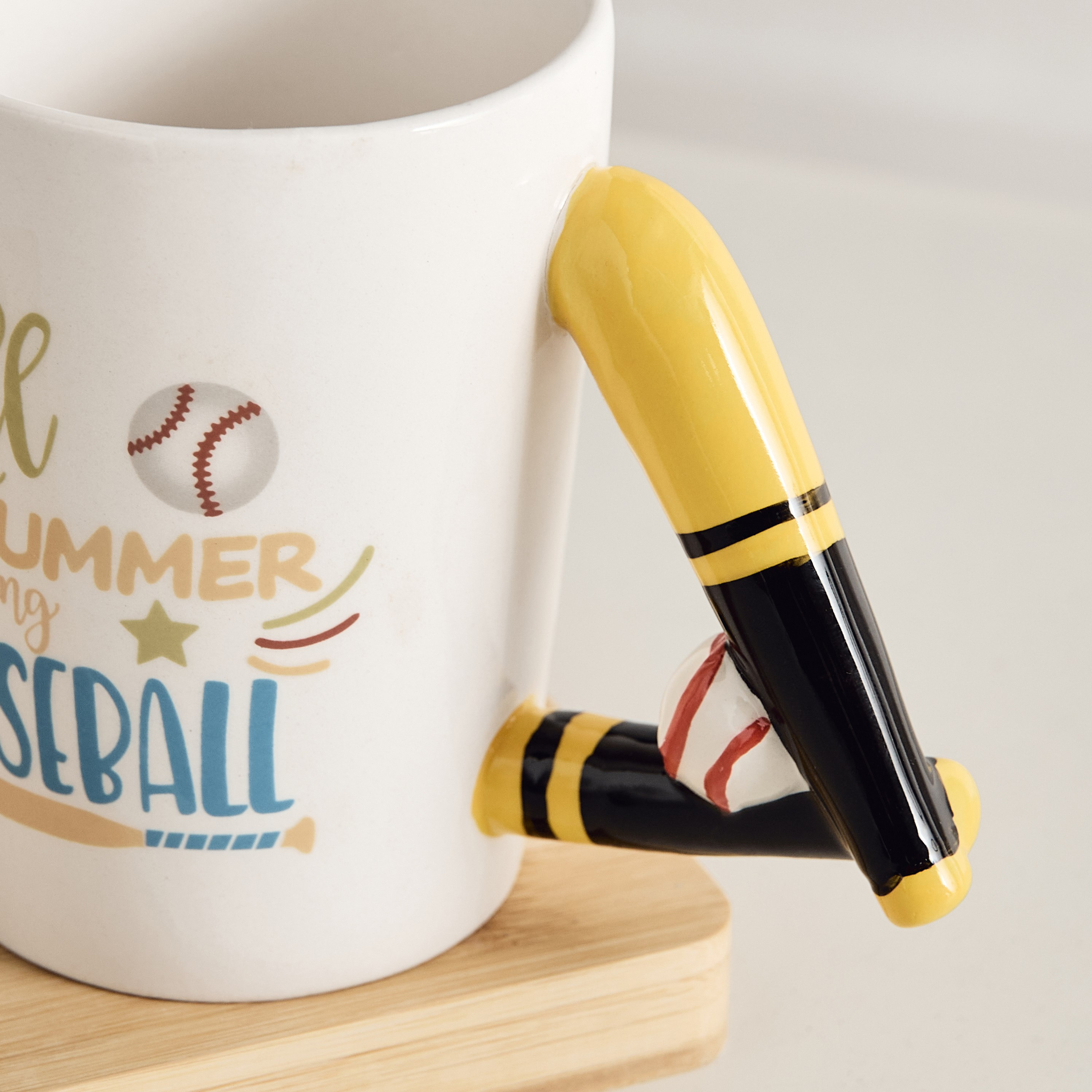 مج سيراميك بتزيينات بيسبول من سايفر - 350 مل-hbxhomeware-hbxkidsandyouth-image-3