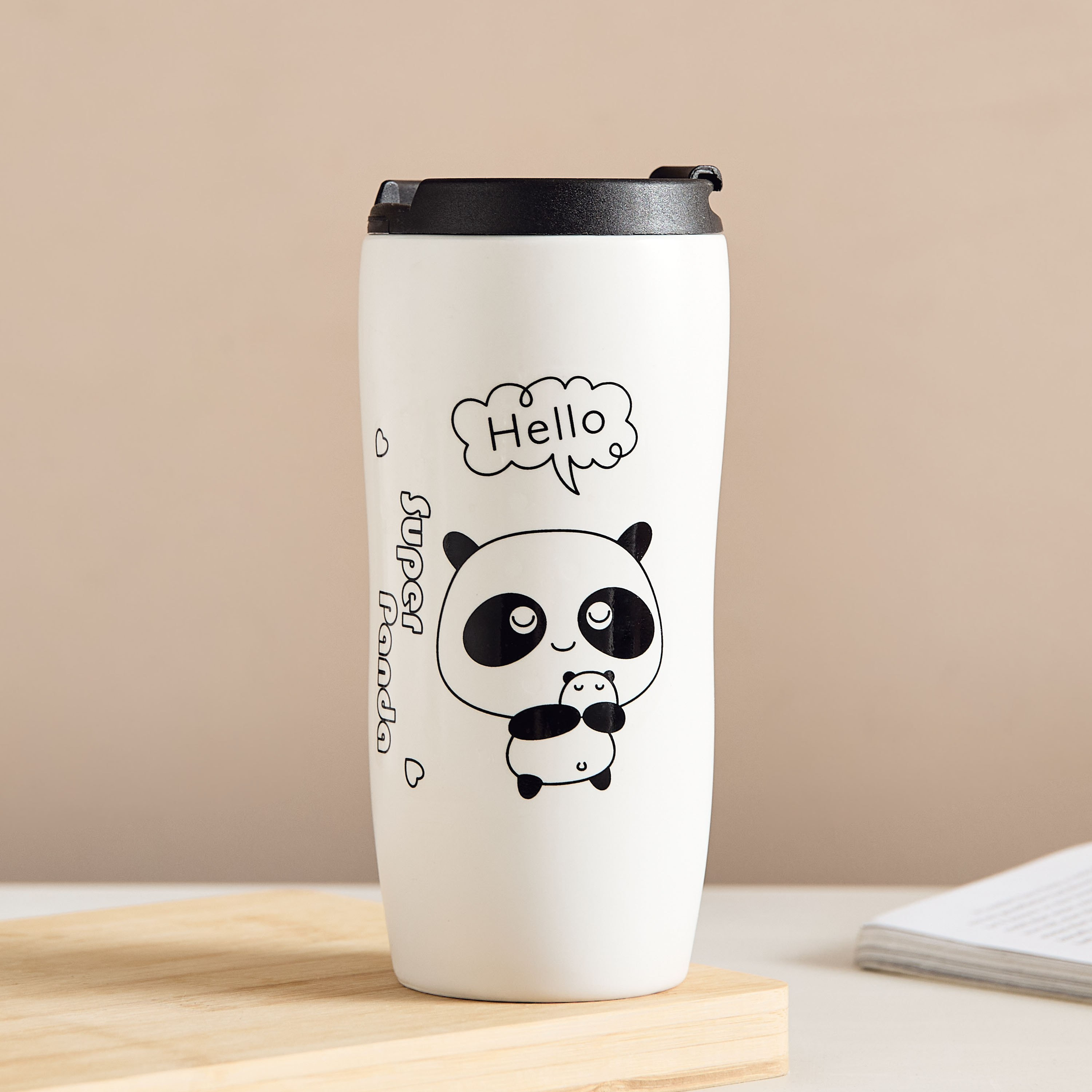 كوب سيراميك بقشة وتزيينات باندا من نيو - 450 مل-hbxhomeware-hbxkidsandyouth-image-1