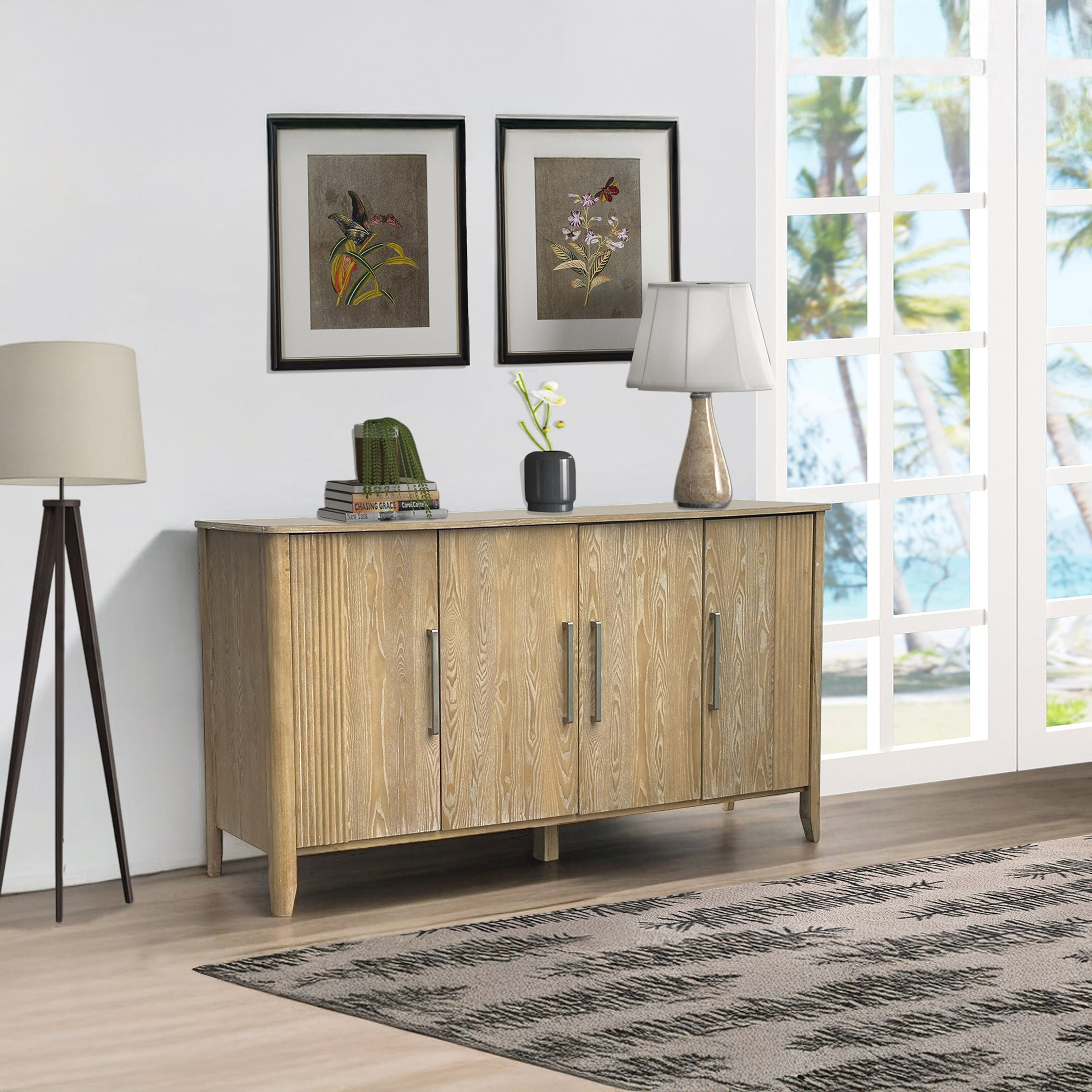 وحدة تخزين جانبية 4 أبواب من كولينبيرج-hbxfurniture-diningroom-buffetsandsideboards-image-1