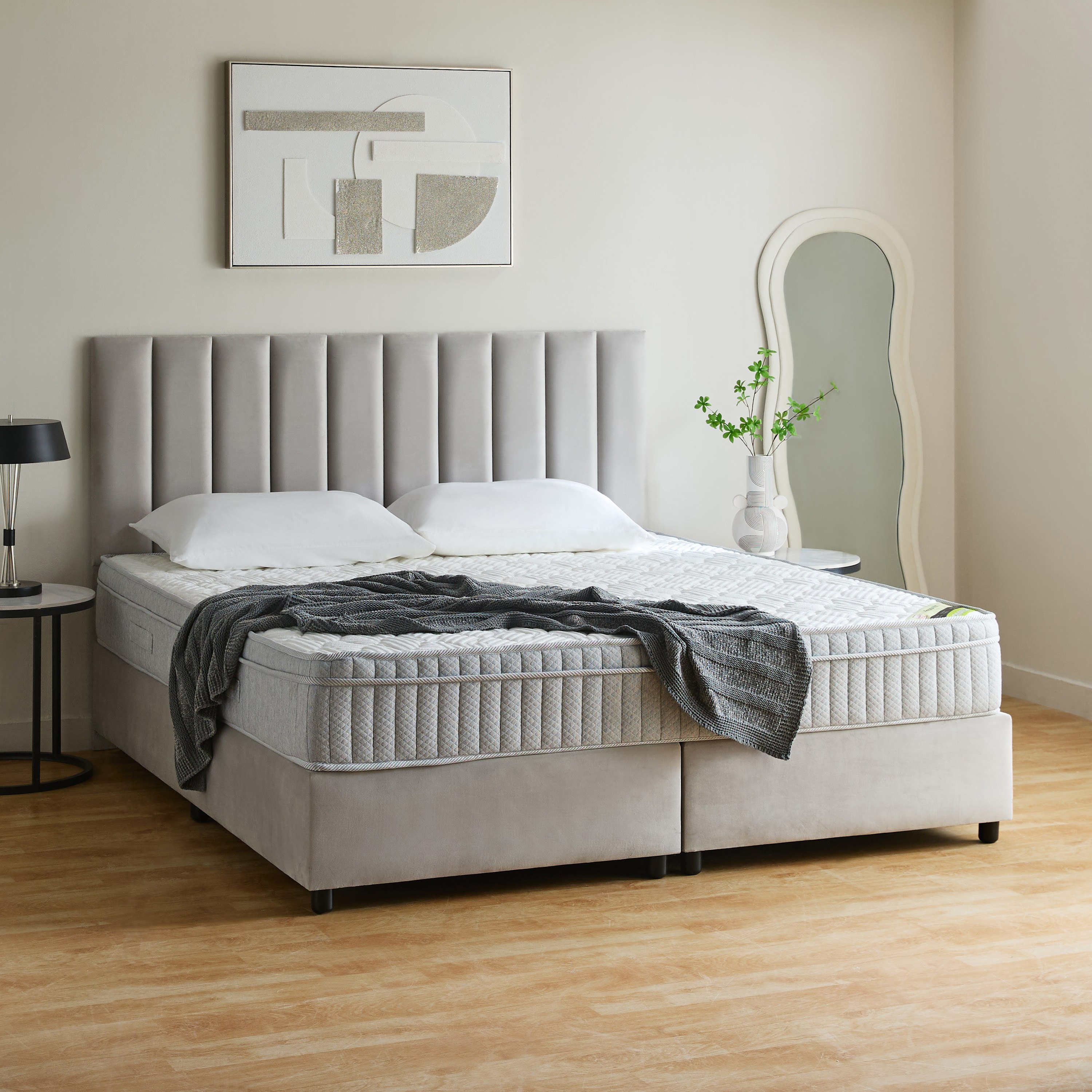 SleepNest iRepose Nxt Box Top Medium Firm Bonnell Spring King Mattress - 180x200x24 cm-hbxfurniture-mattresses-king-image-8