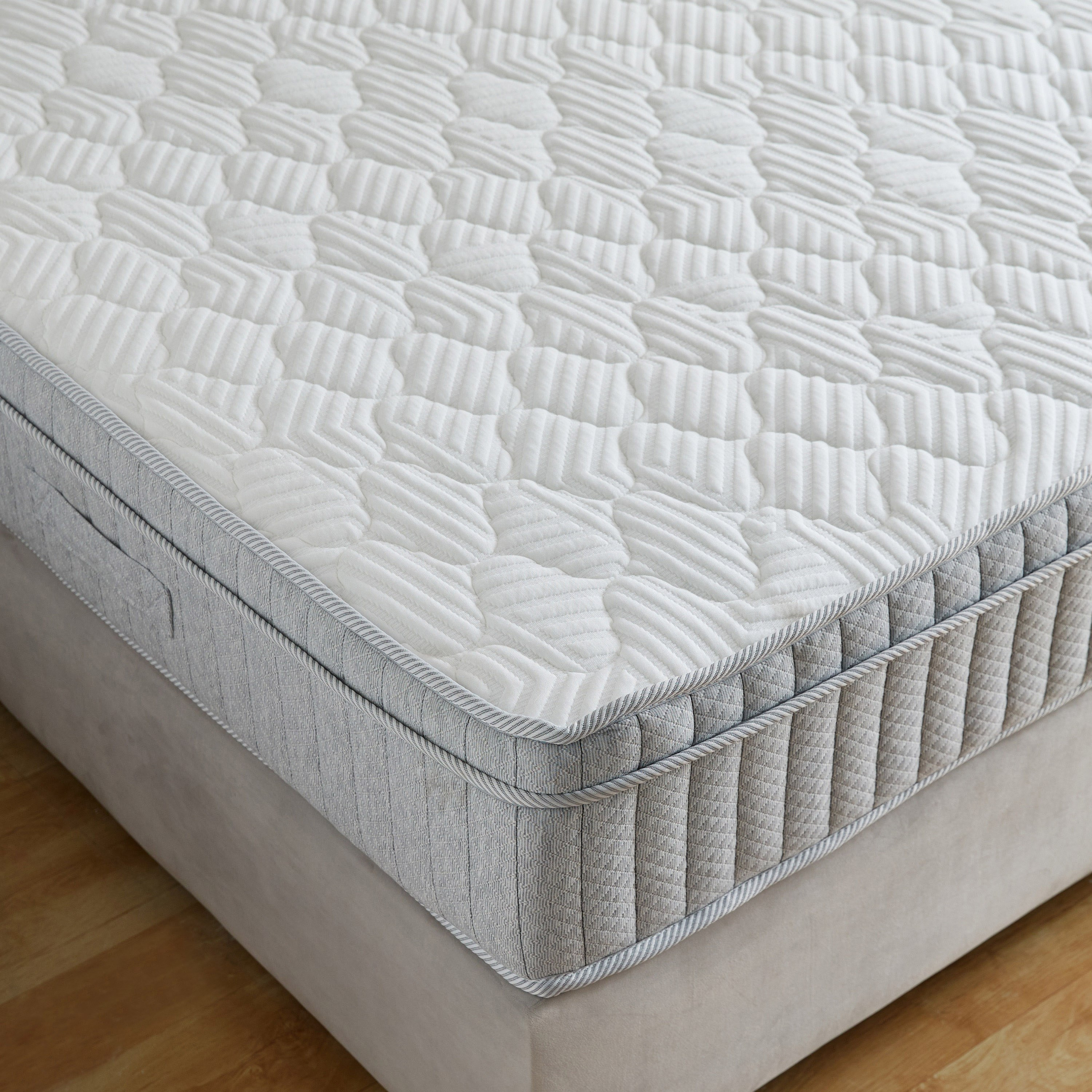 SleepNest iRepose Nxt Box Top Medium Firm Bonnell Spring Super King Mattress - 200x200x24 cm-hbxfurniture-mattresses-superking-image-5
