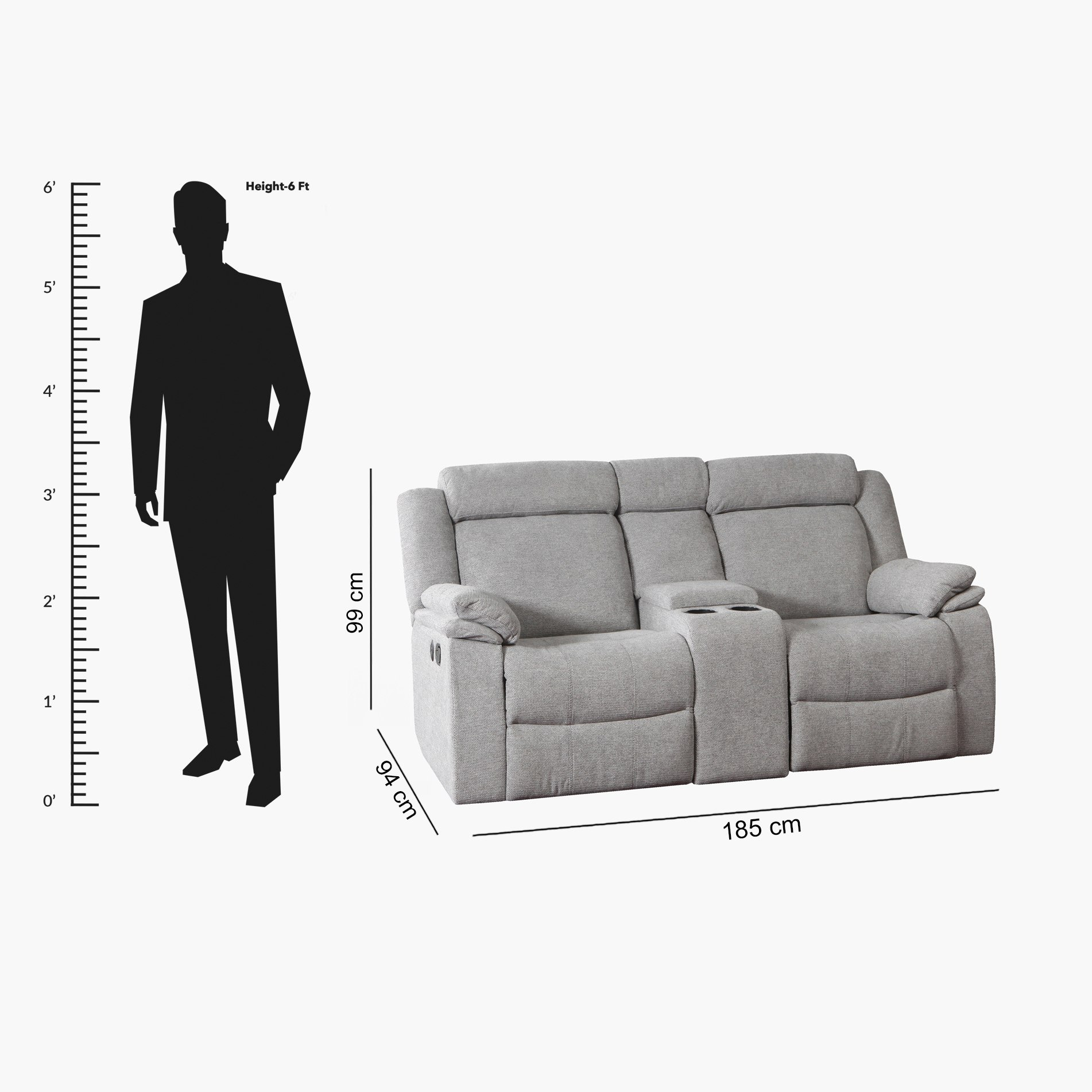 كنبة استرخاء قماش بمقعدين مع كونسول حاملين للأكواب ومنفذ يو أس بي من هيلتون-hbxlivingroom-sofasandarmchairs-sofas-image-16